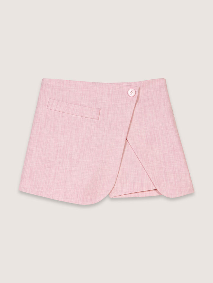 Elegante Wickel-Shorts