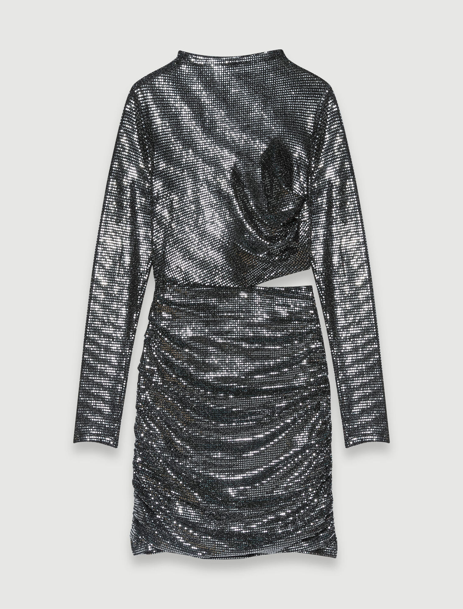 Kurzes silbernes Kleid