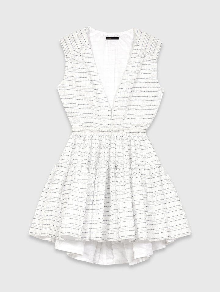 Kurzes A-Linien-Kleid, r&uuml;ckenfrei