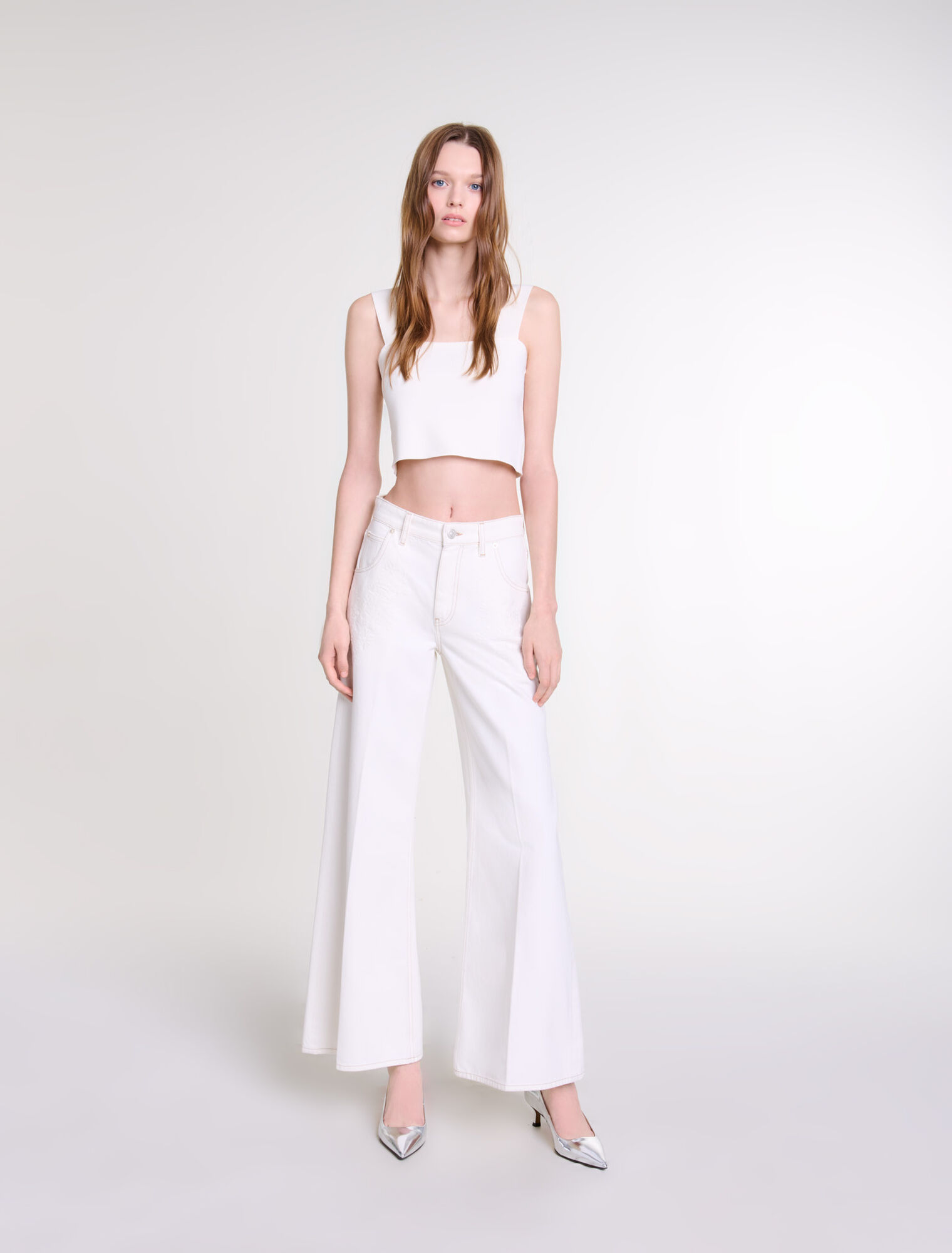 Crop Top aus Strick