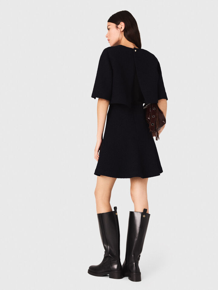 2-in-1-Kleid aus Tweed