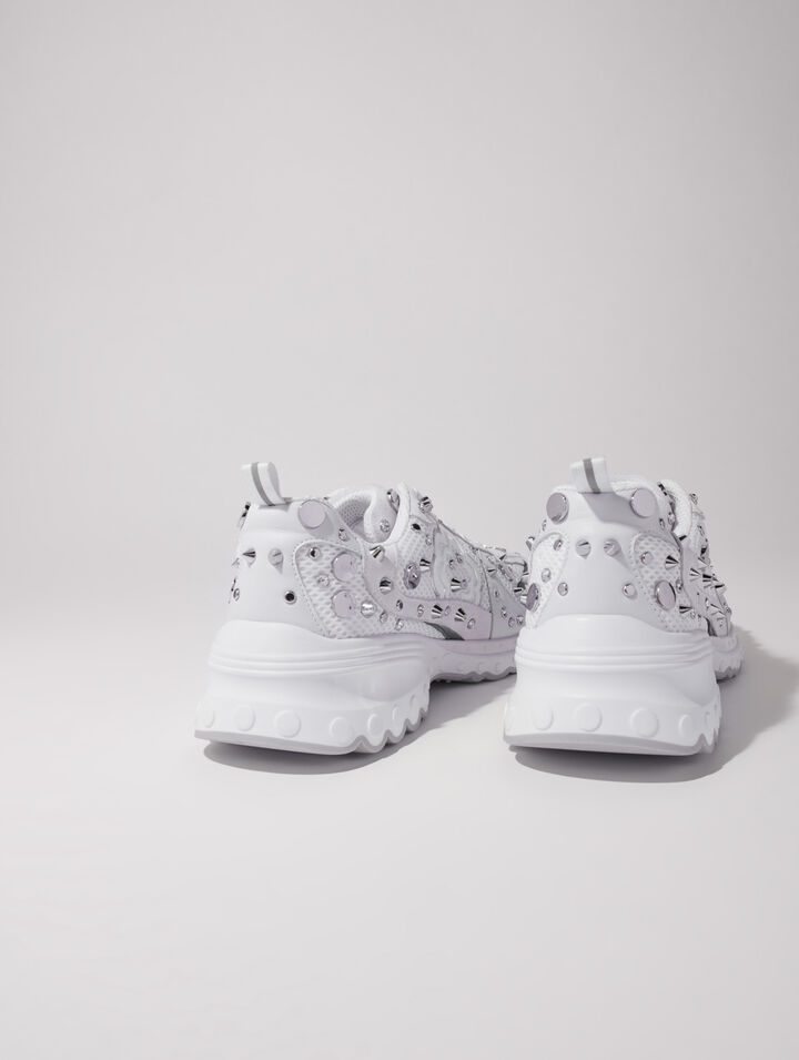 M Sneakers mit Nieten
