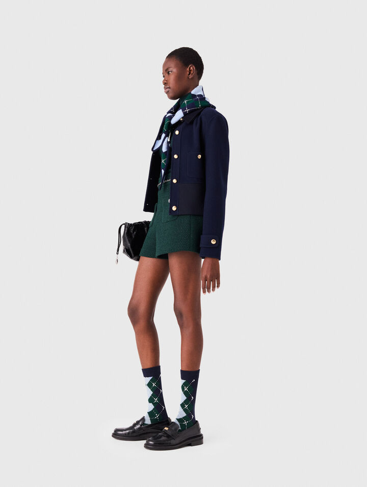 Tweed-Shorts