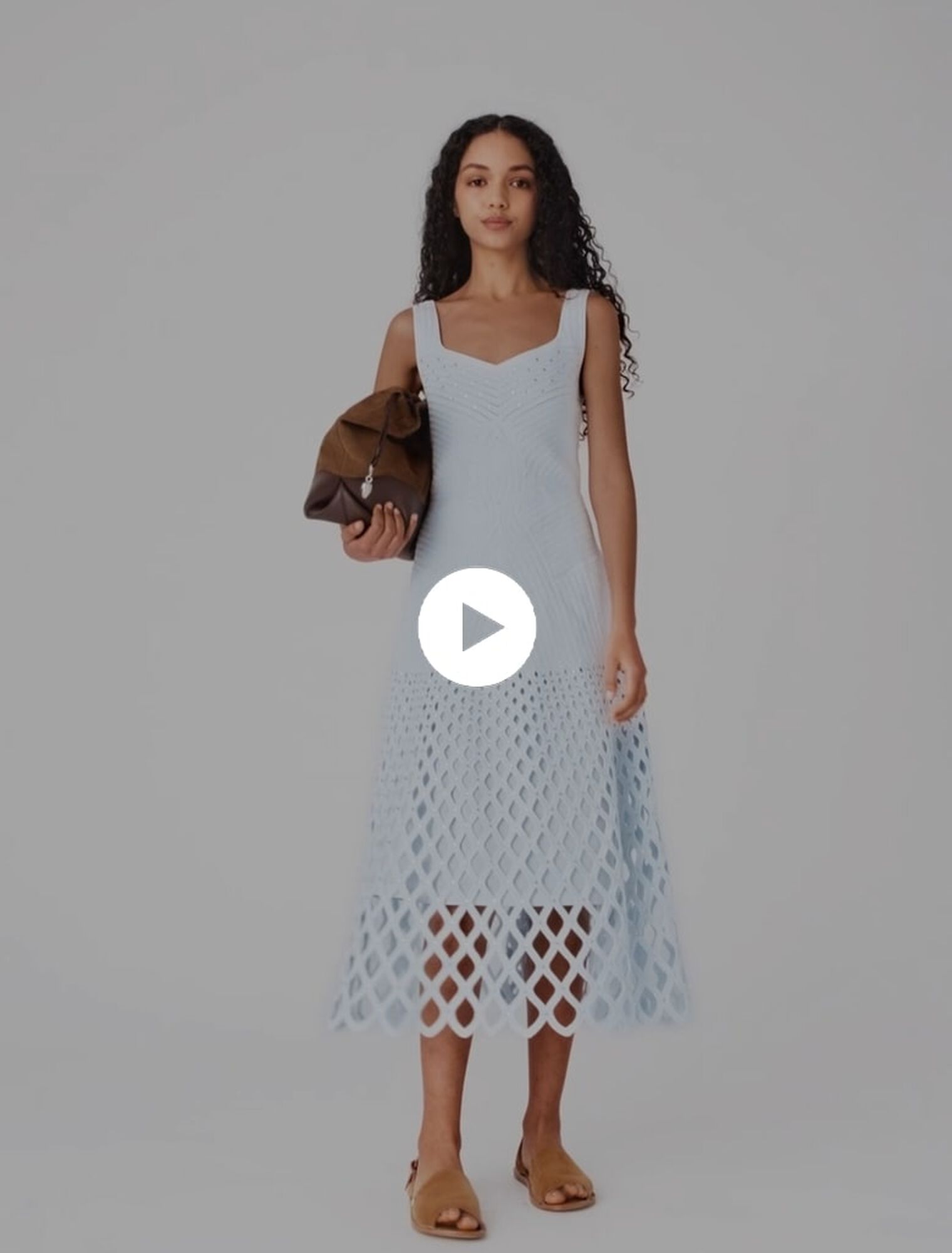 H&auml;kelkleid mit abnehmbarem Futter