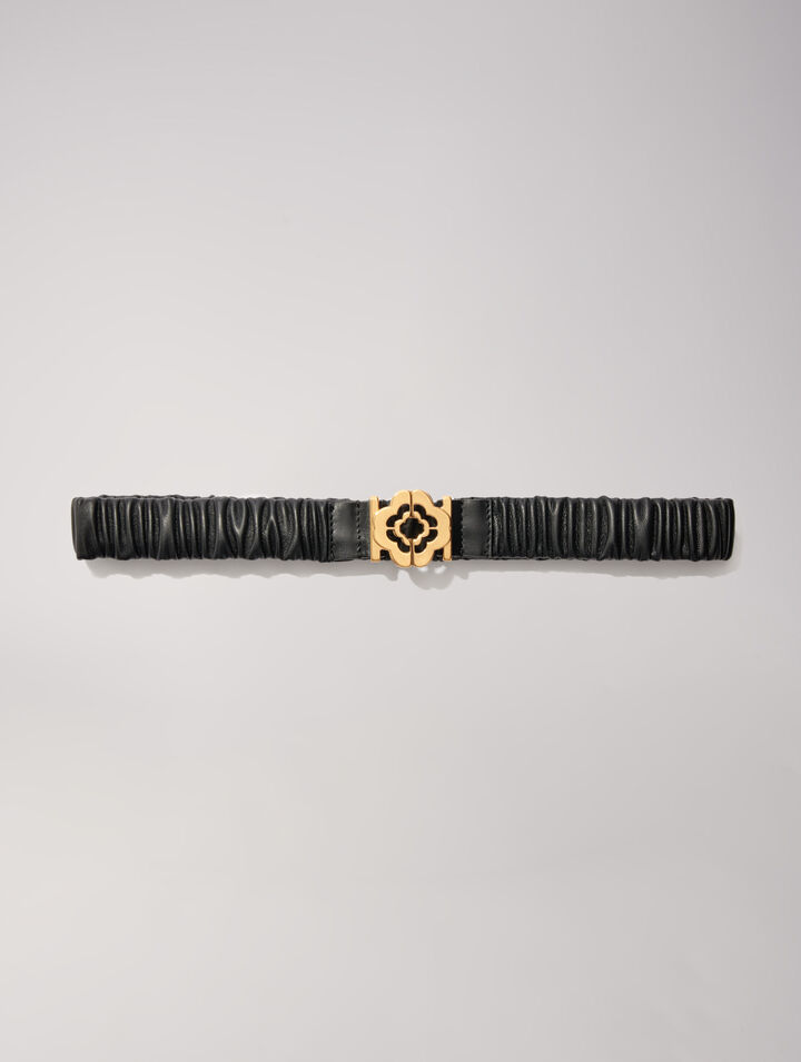 Elastischer Gürtel aus Leder