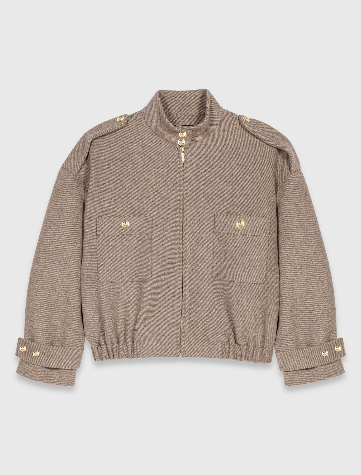 Blouson aus Wollmischung