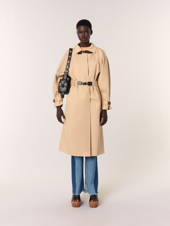 Langer Trenchcoat
