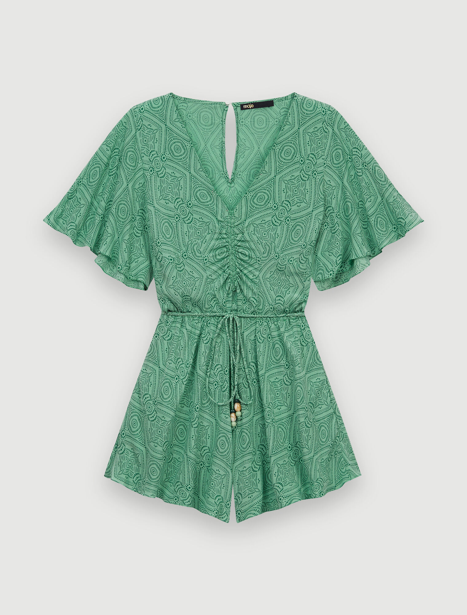 Fließender Playsuit mit Print