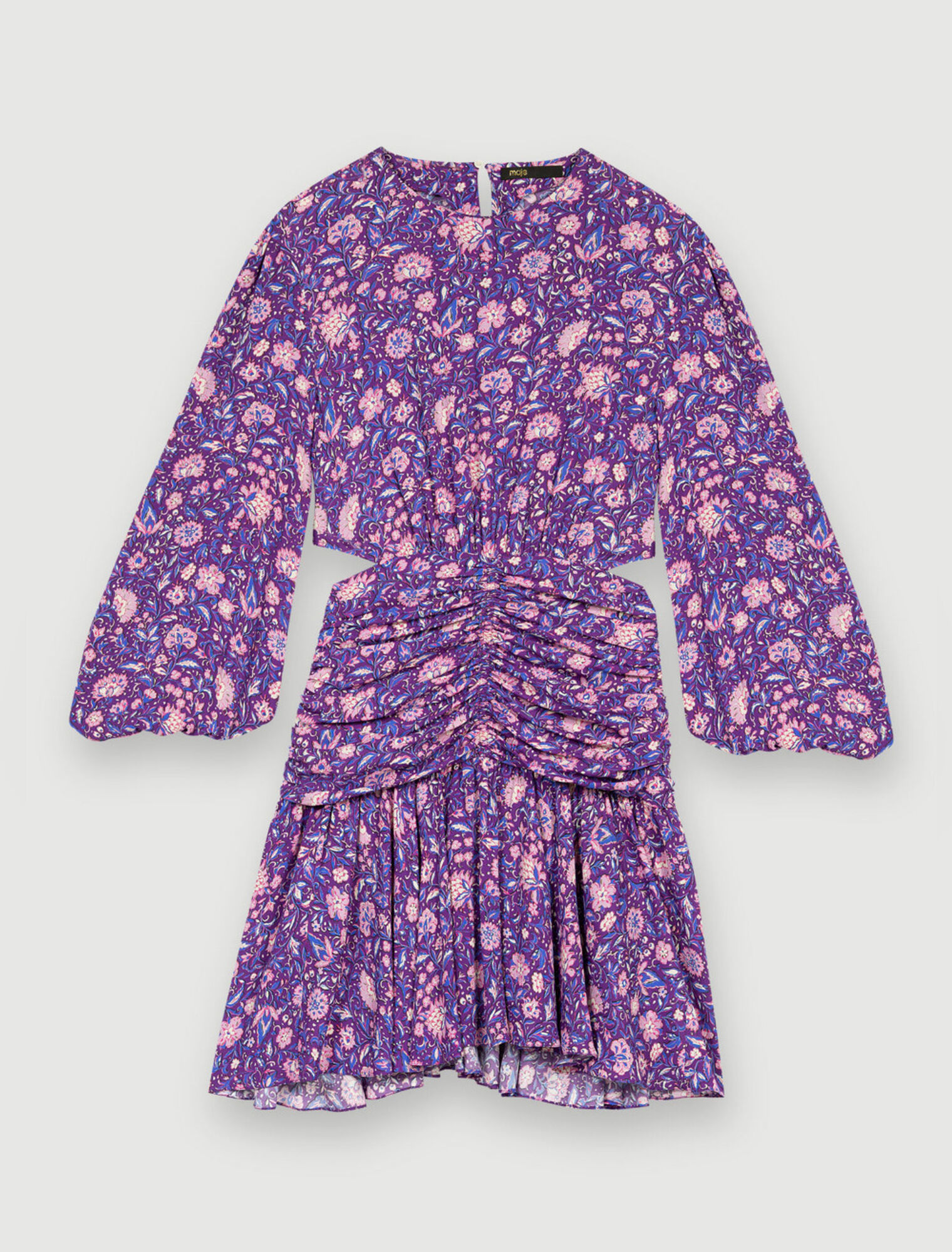 Kleid aus bedruckter Viskose Dahlia