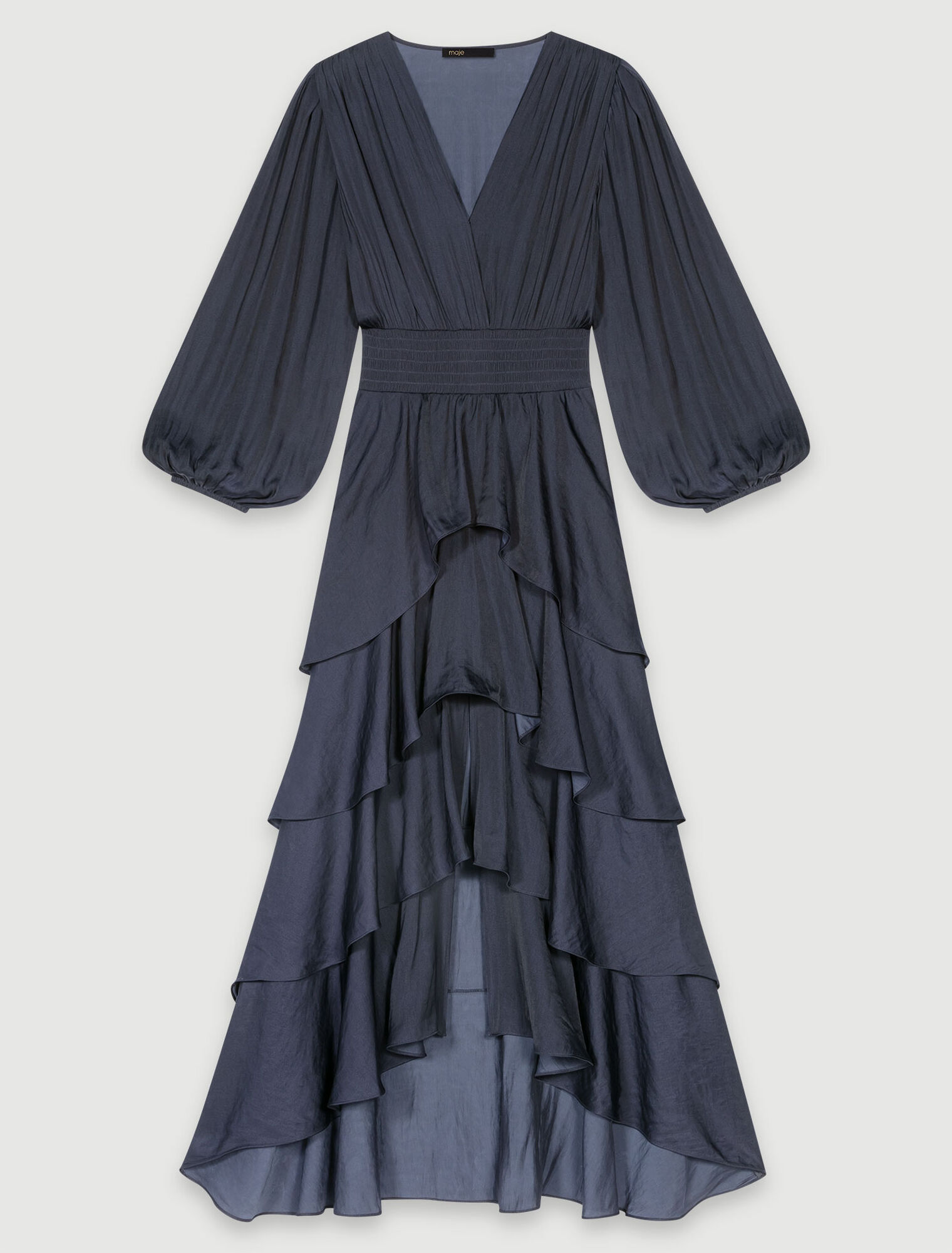 Langes Rüschenkleid