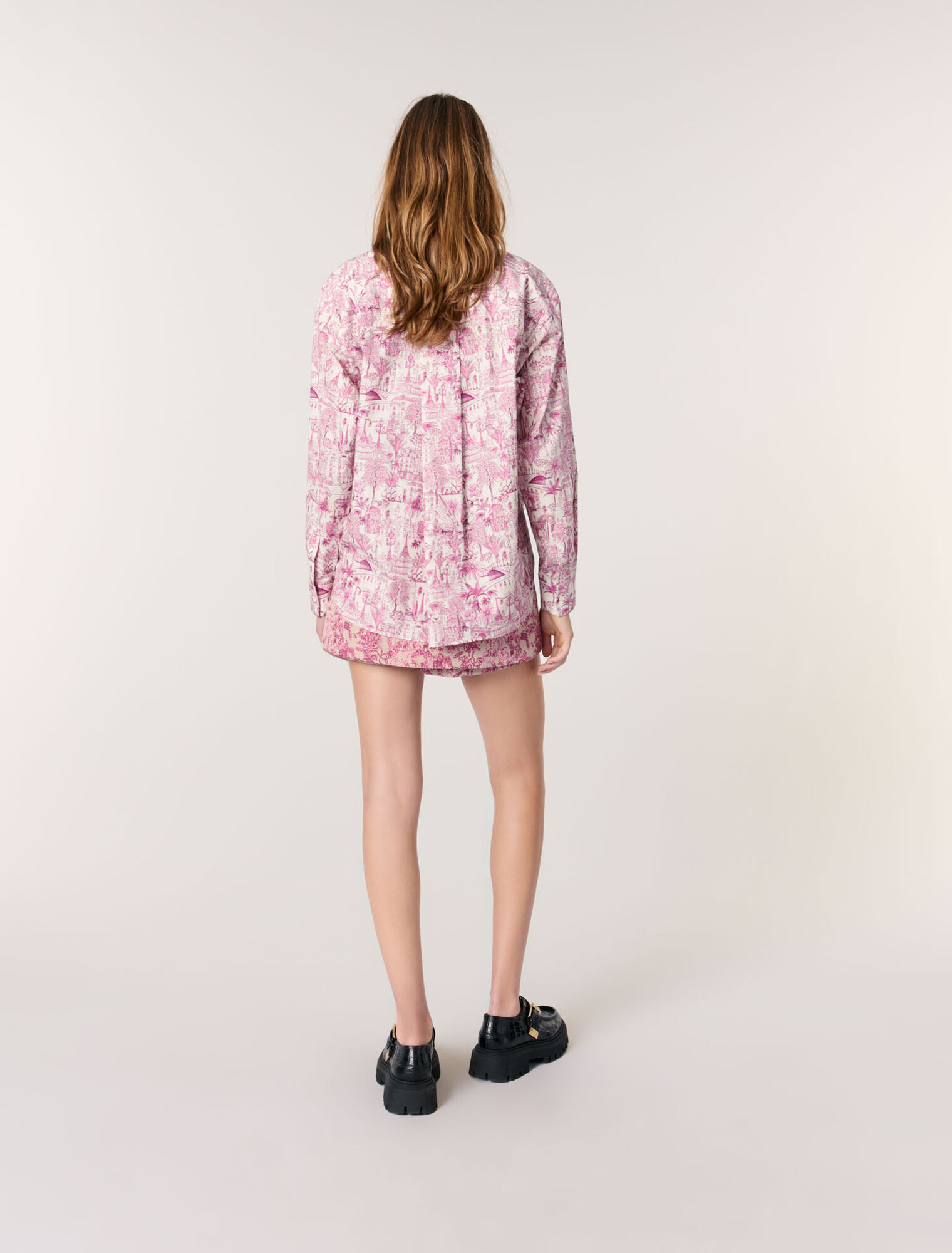Bedrucktes Oversize-Hemd