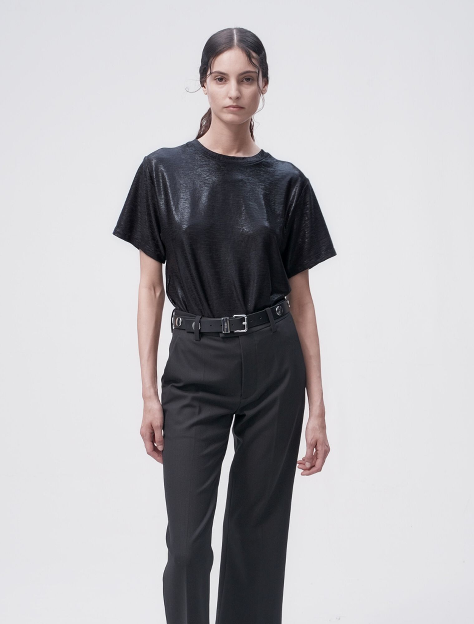 T-Shirt aus Lamé