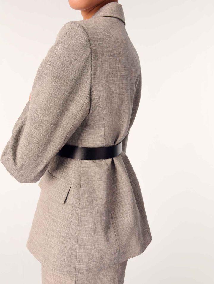 Kostümjacke mit Gürtel