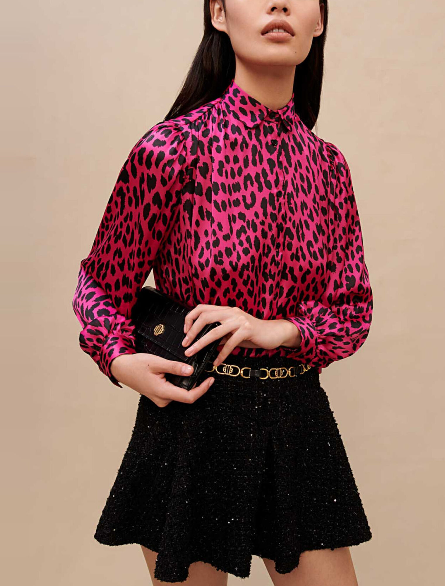 Hemd mit Leopardenprint