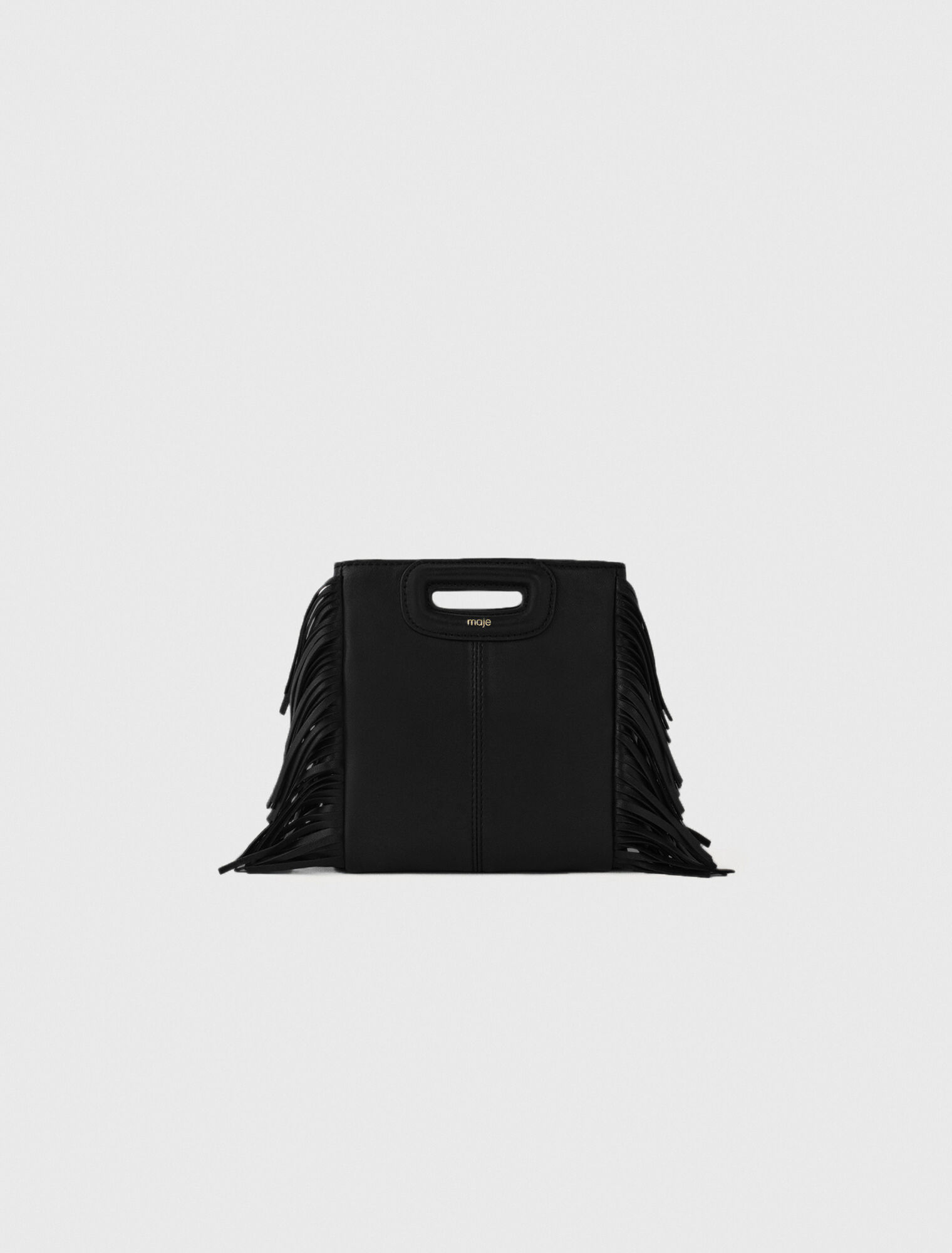 Lederhandtasche mit Kette
