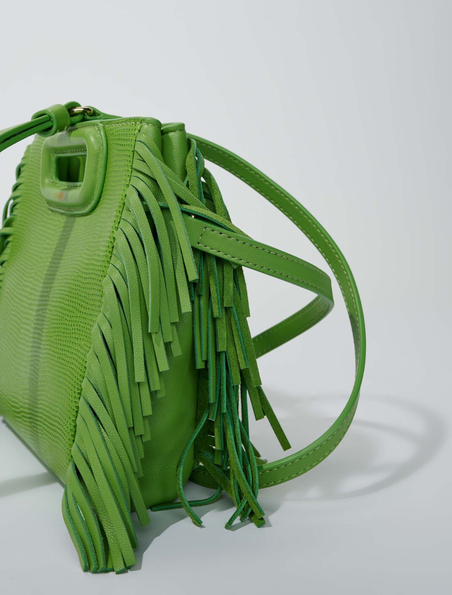 M Mini-Tasche aus Leder