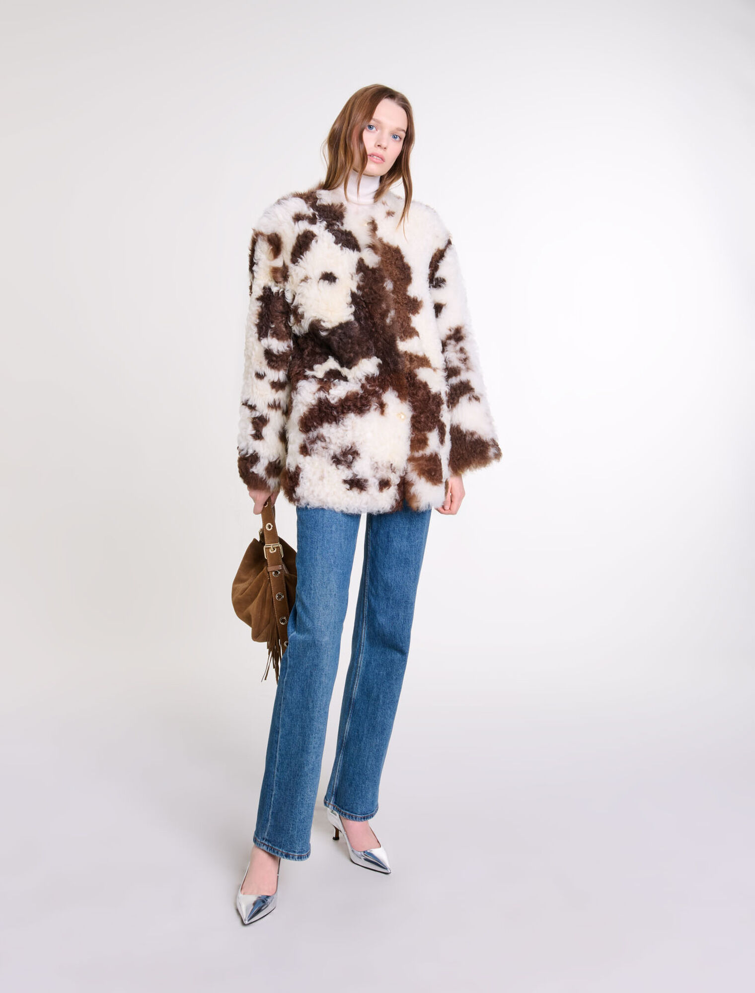 Wendbare Lammfelljacke