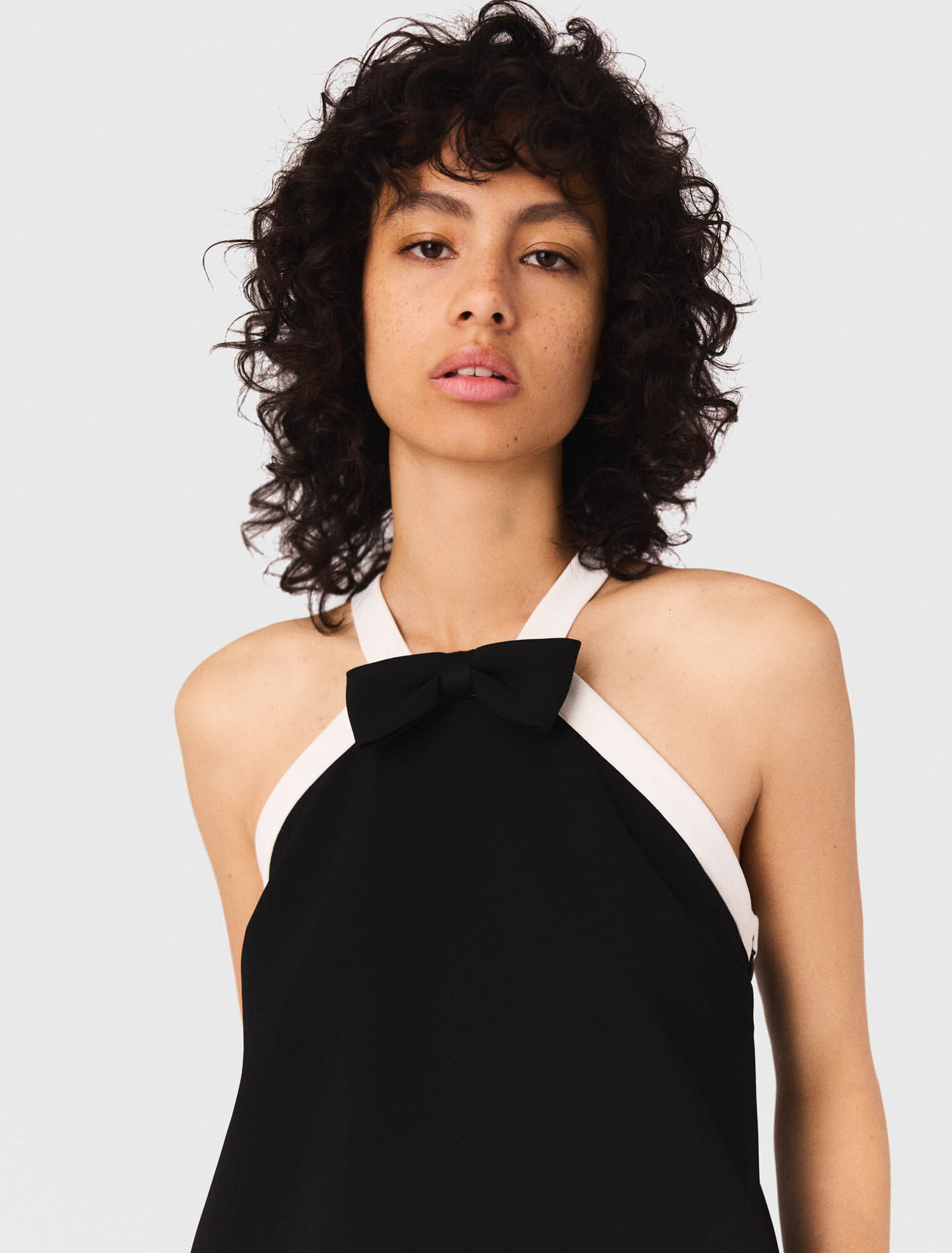 Smokingkleid aus schwerem Crêpe