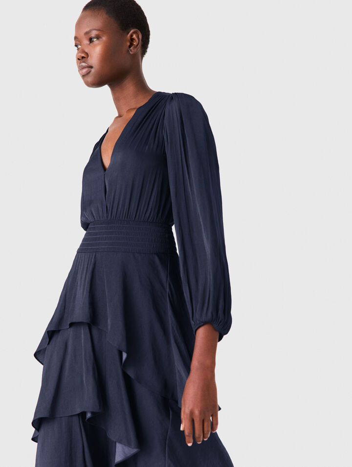 Langes R&uuml;schenkleid