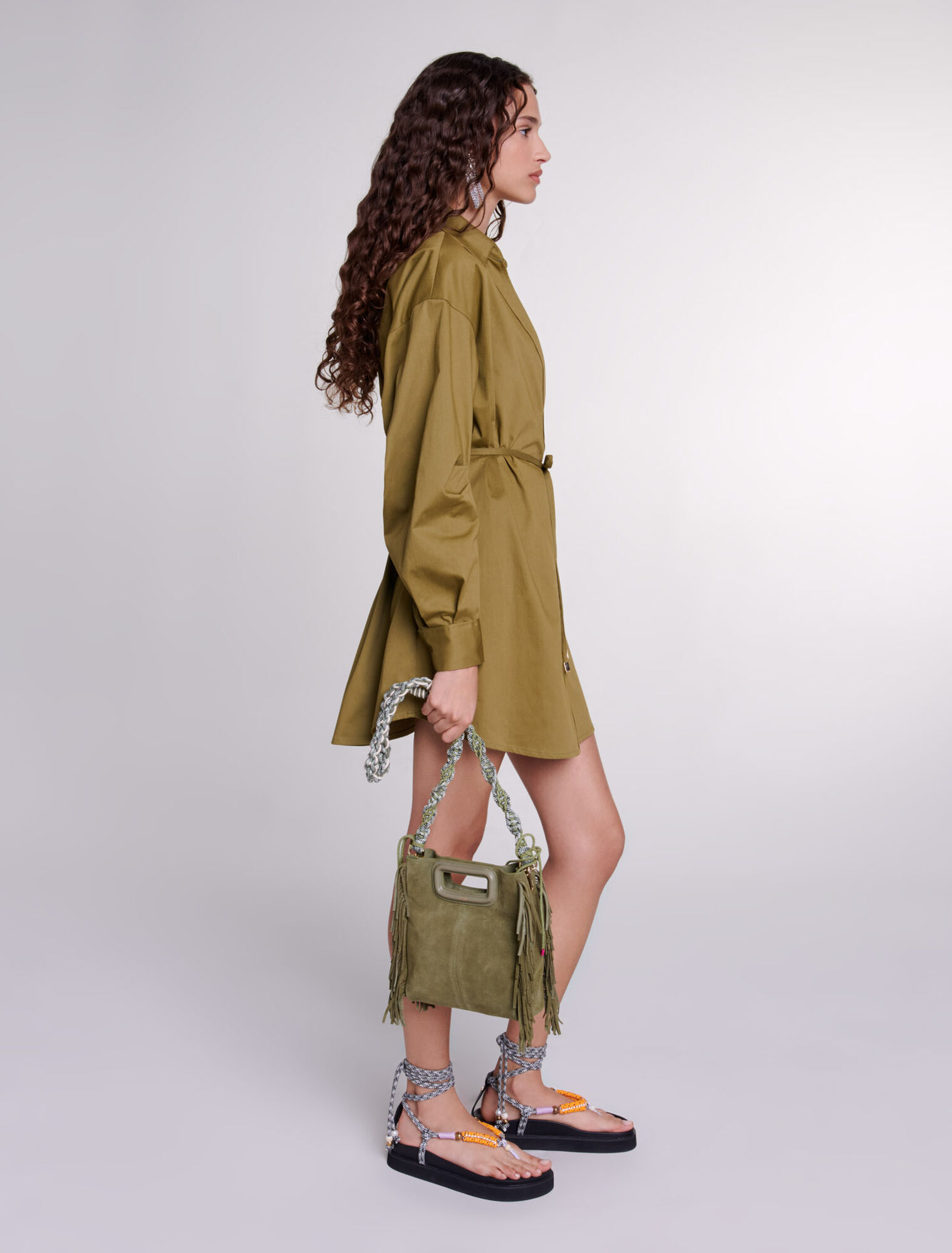 M-Tasche aus Wildleder