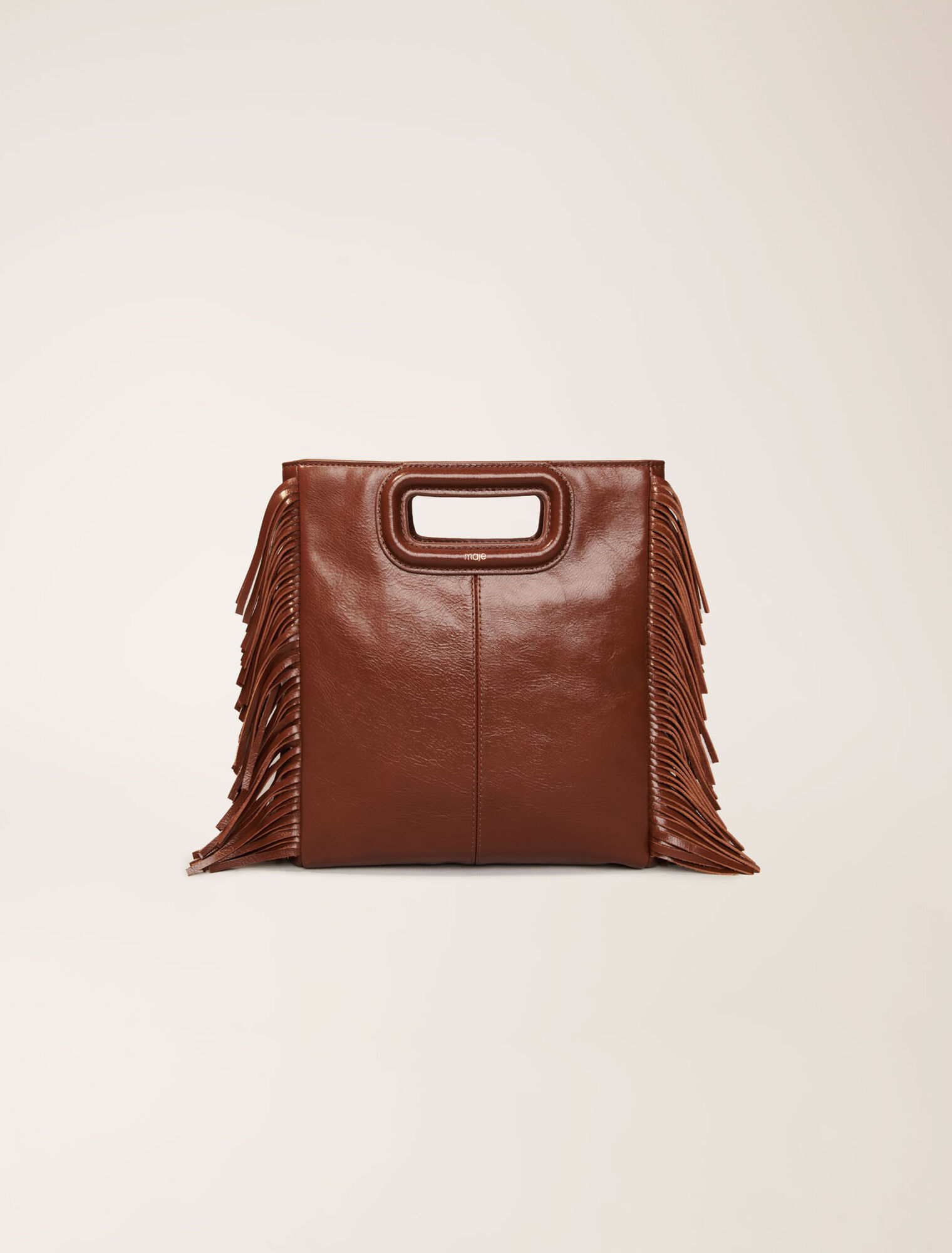 Tasche M aus Craqulé-Leder