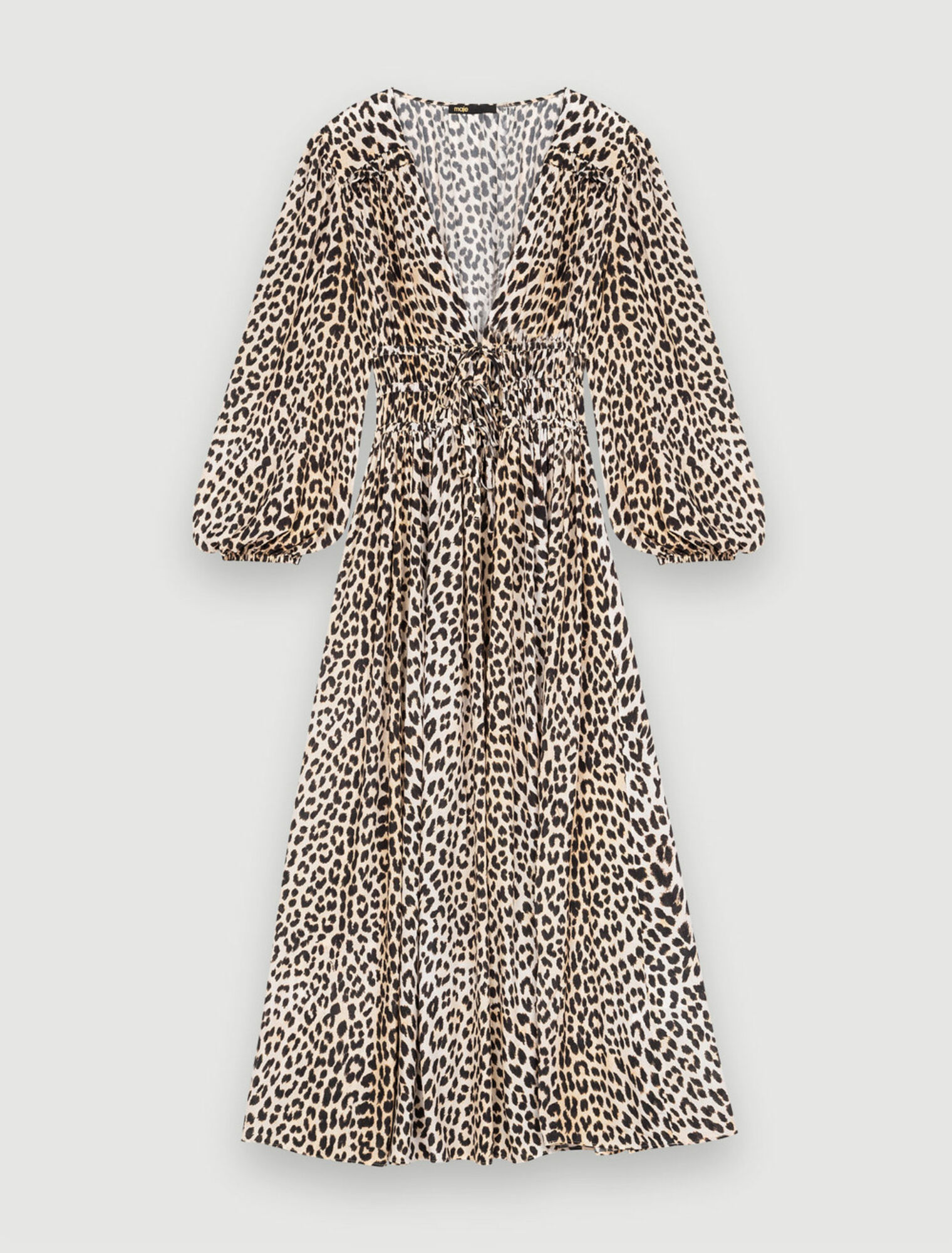 Langes Kleid aus Viskose