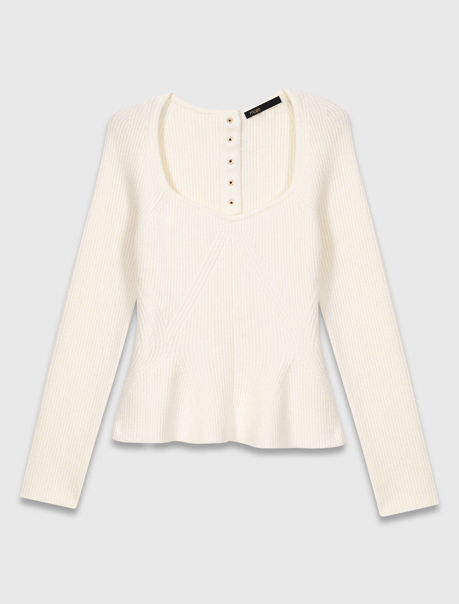 Pullover mit Schößchen