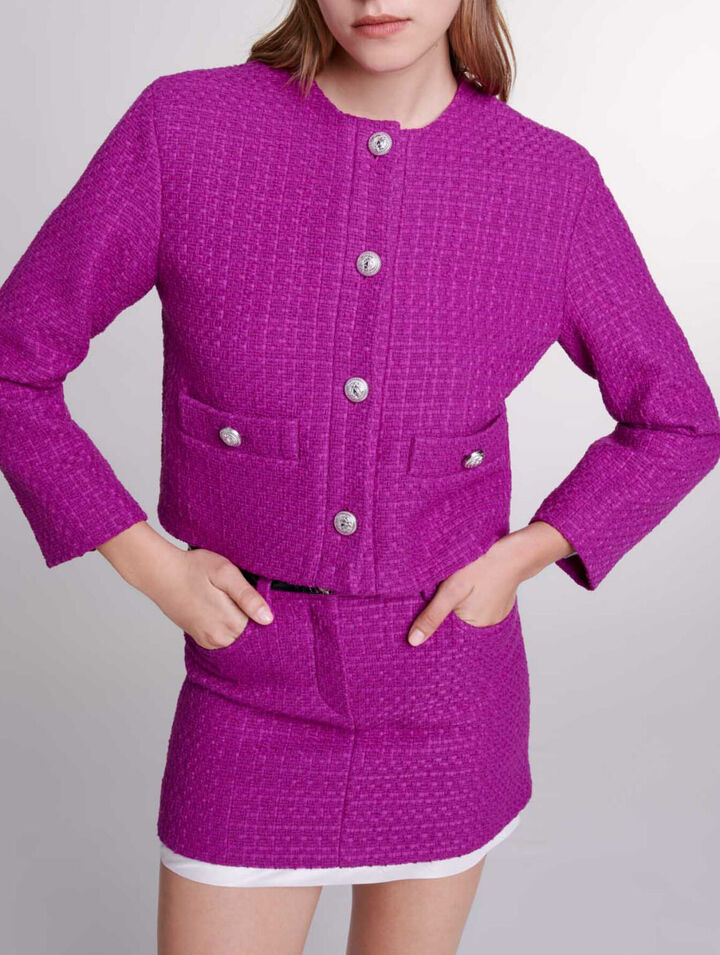 Tweed-Jacke