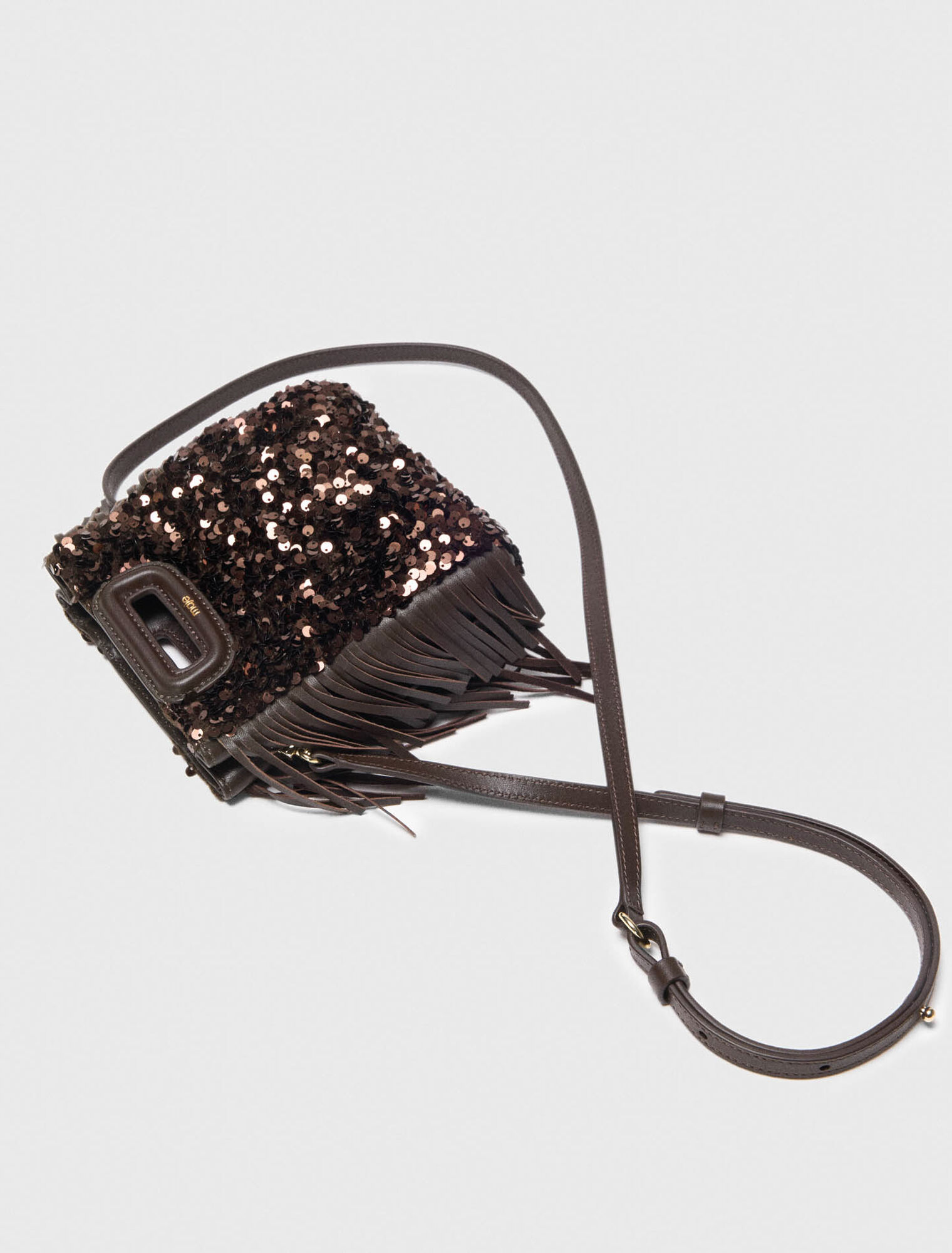 Tasche M Mini mit Pailletten