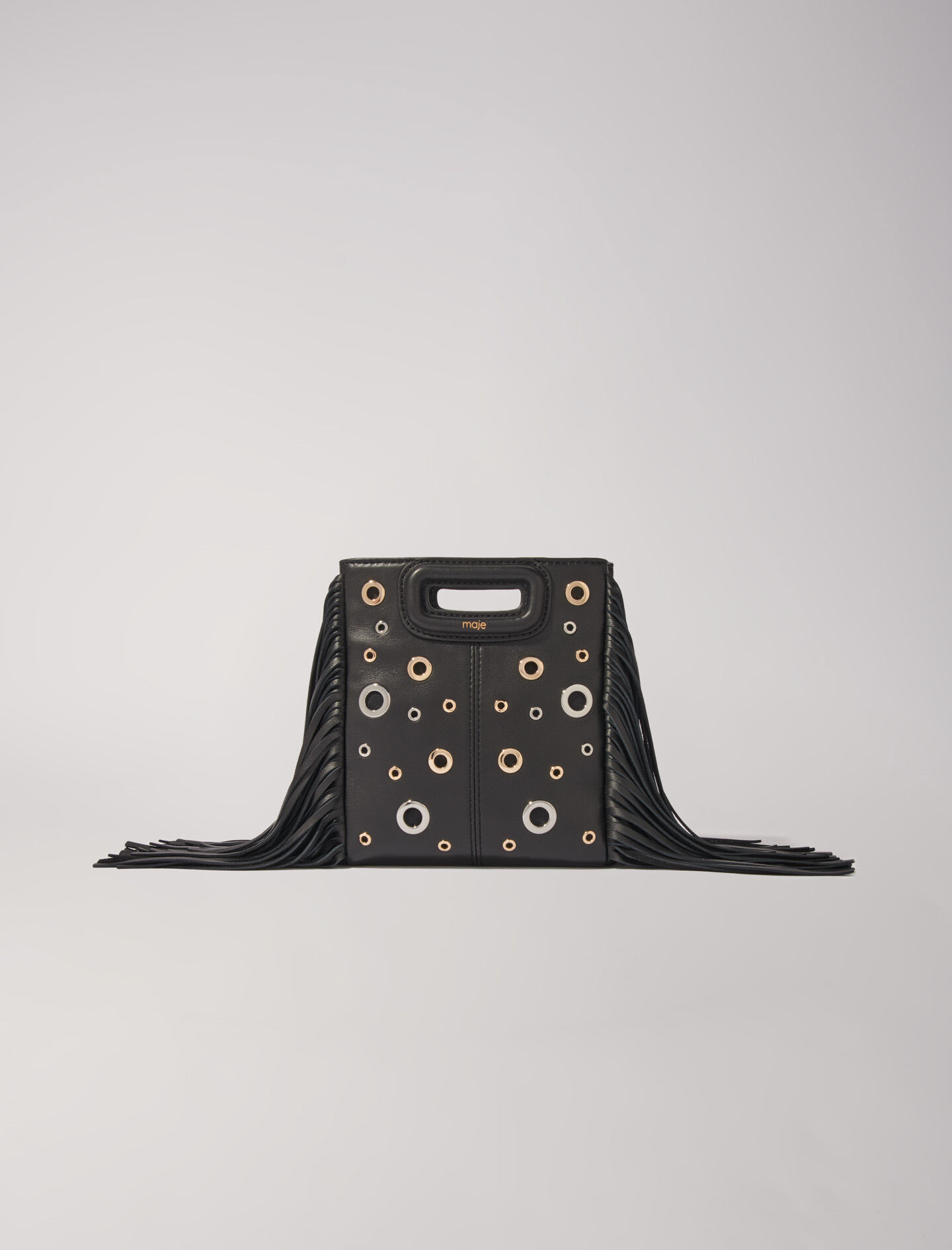 Minitasche M aus Leder mit Osen M Taschen Maje