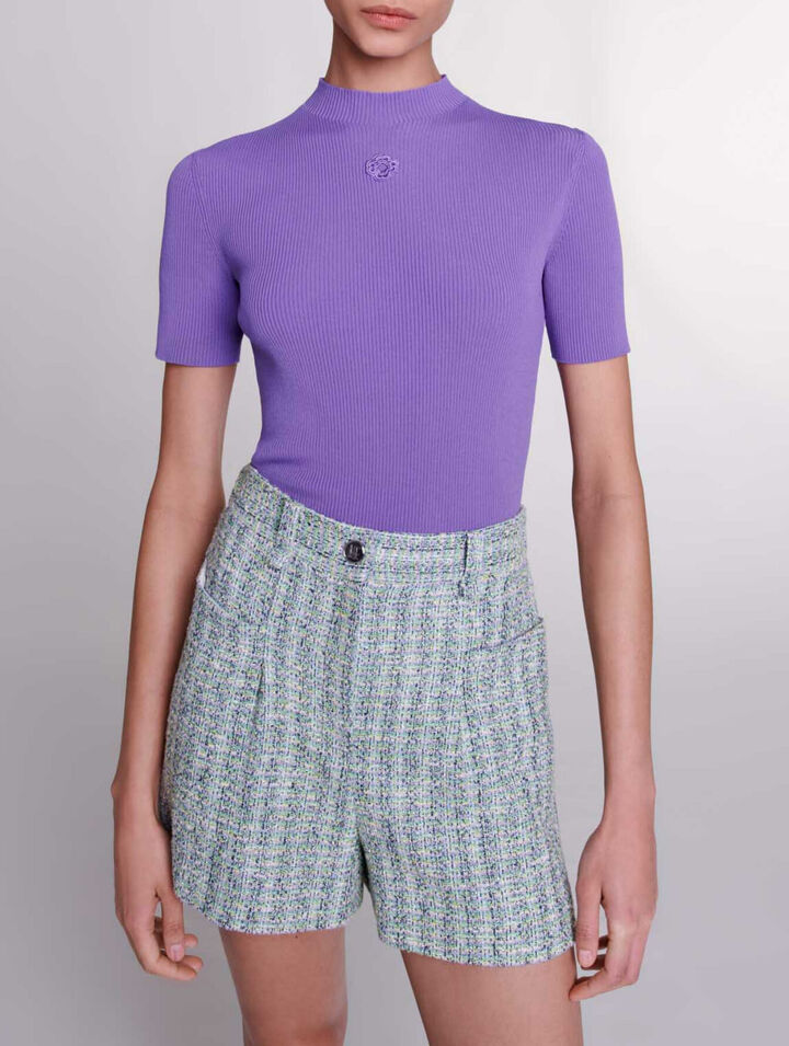 Tweed-Shorts