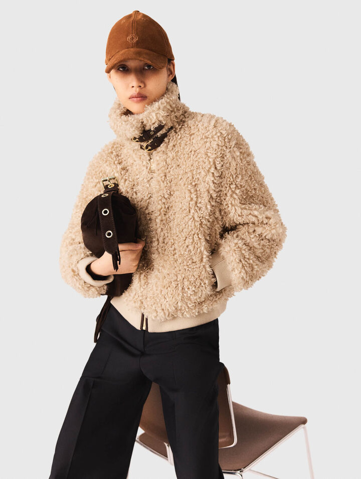 Kurzer Blouson aus Bouclé