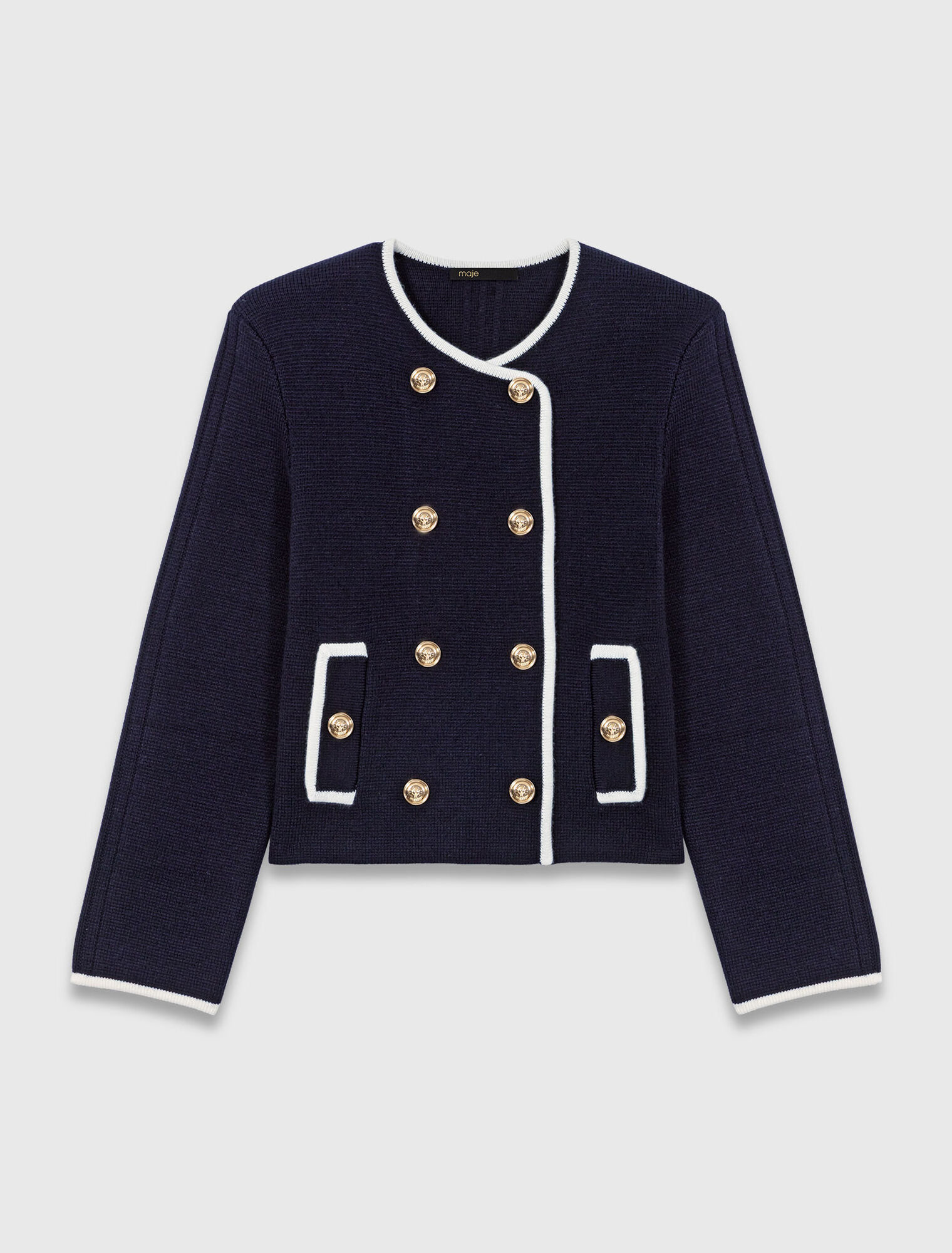 Strukturierte Strickjacke