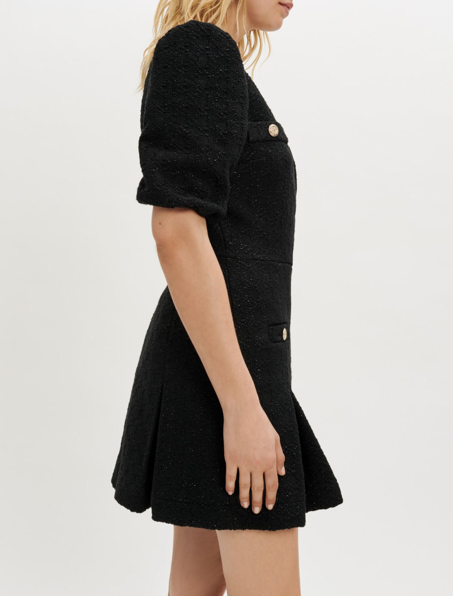 Kurzes Tweedkleid