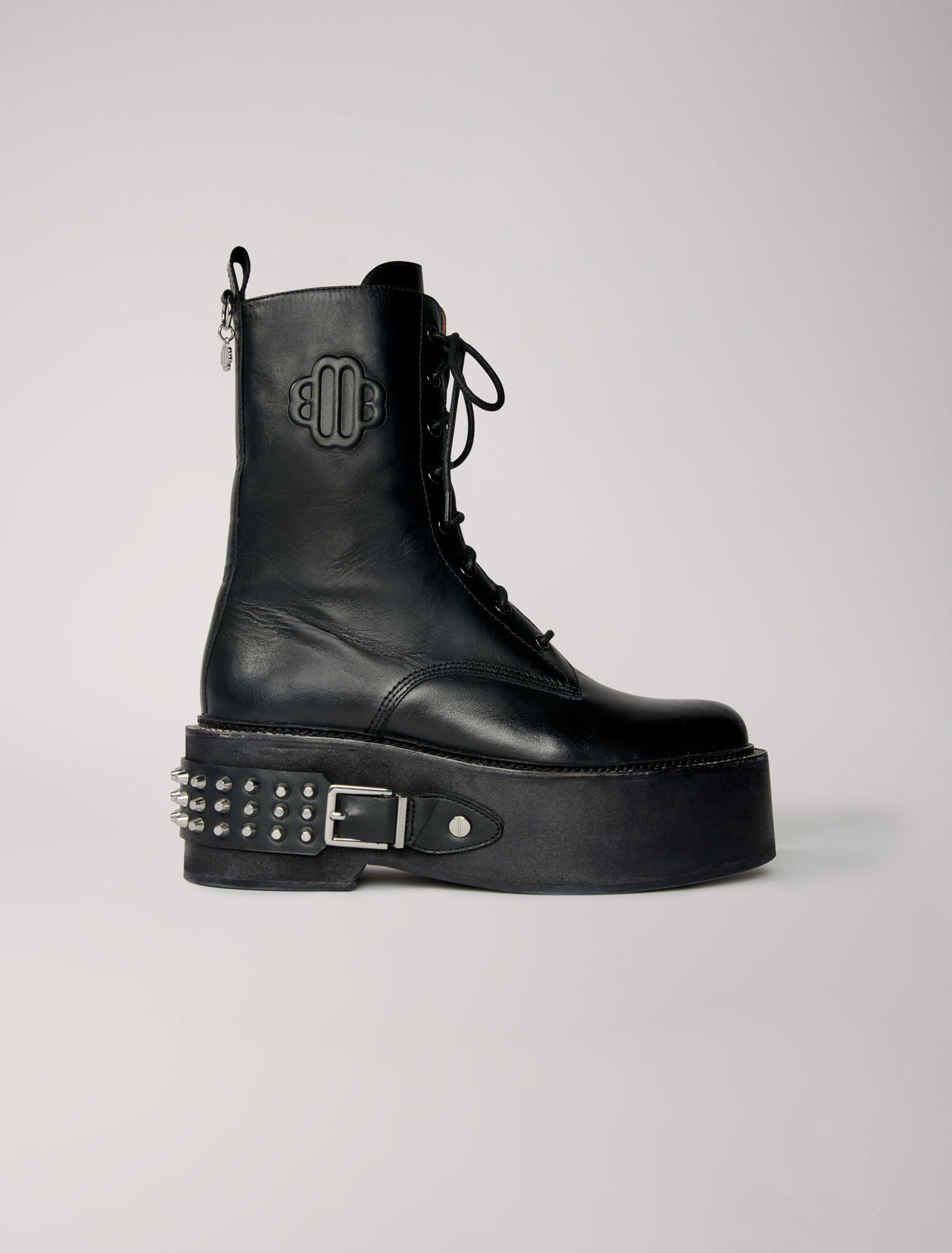 Ranger-Stiefeletten mit Punkdetails
