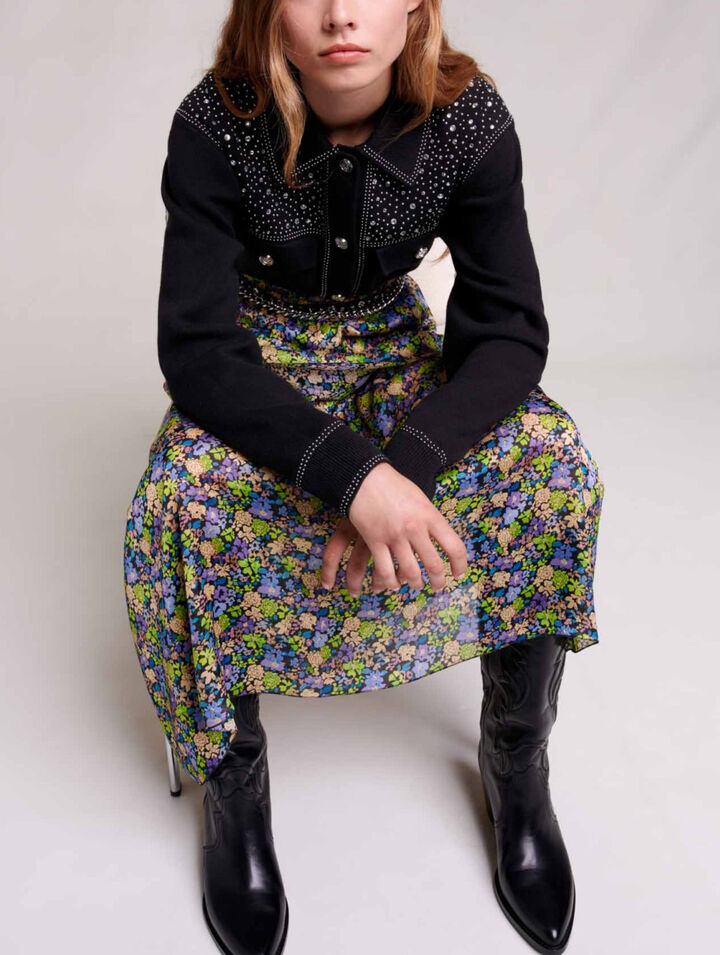 Langer Blumenrock