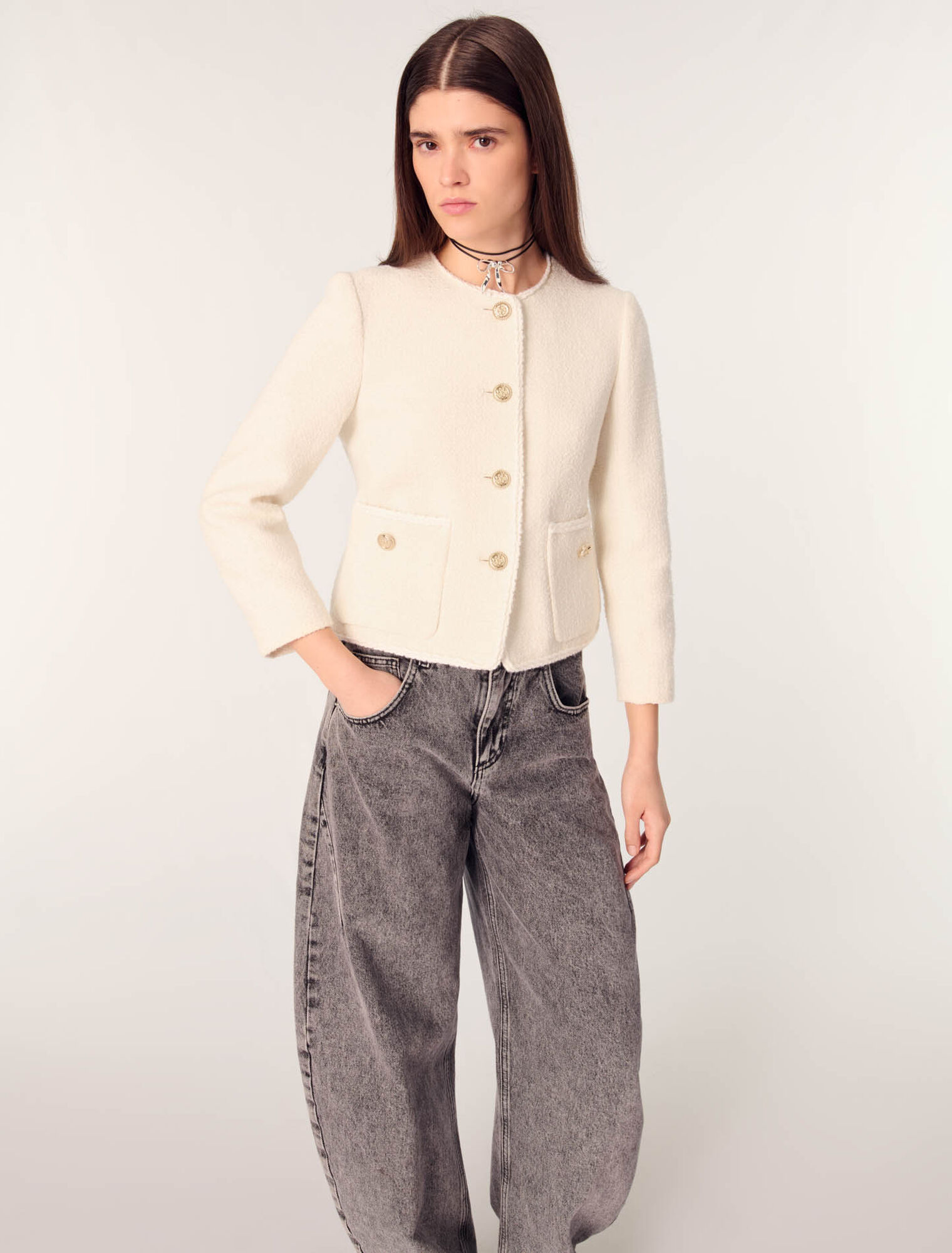 Taillierte Jacke