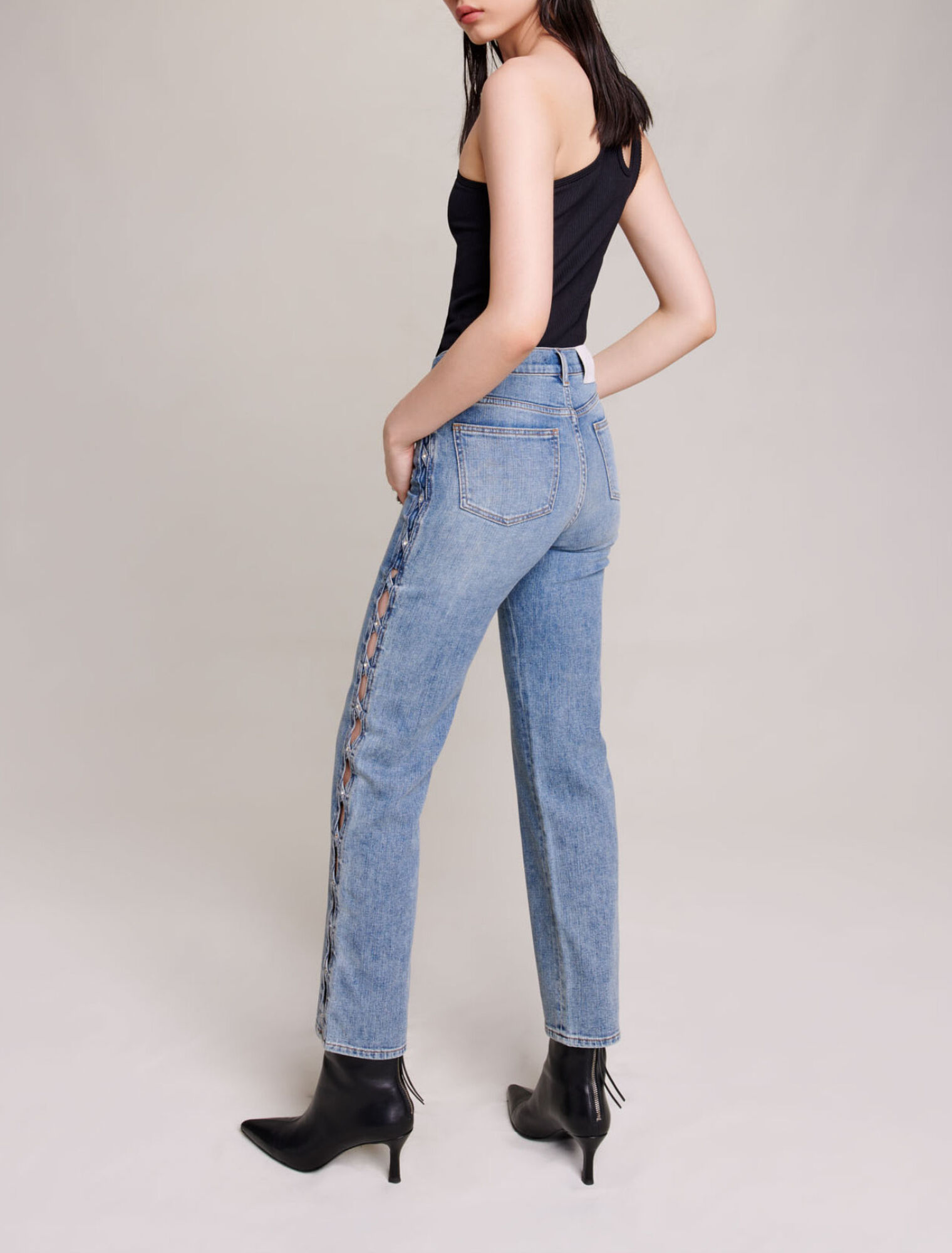 Jeans mit geradem Bein