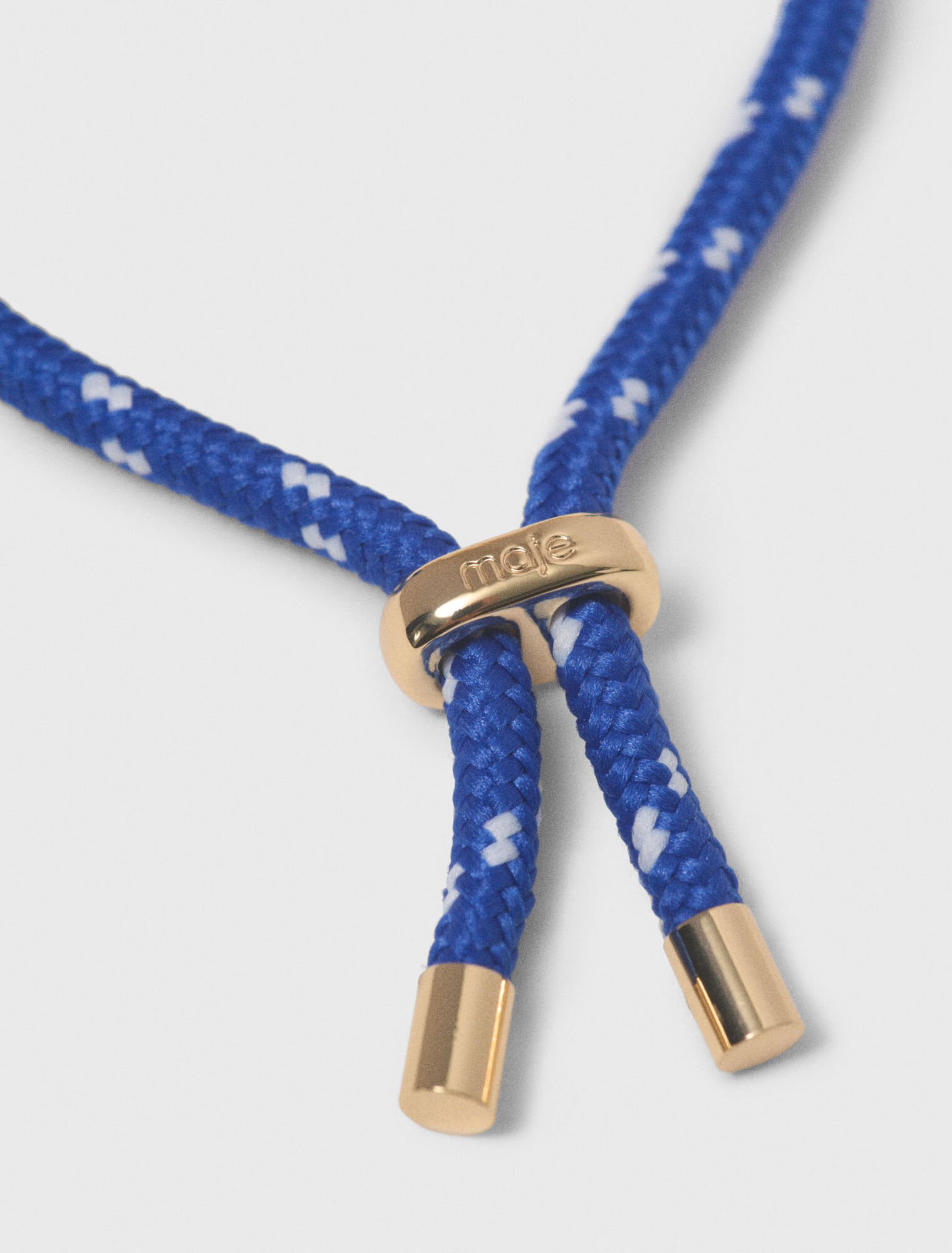 Kettenarmband mit Marinekordel