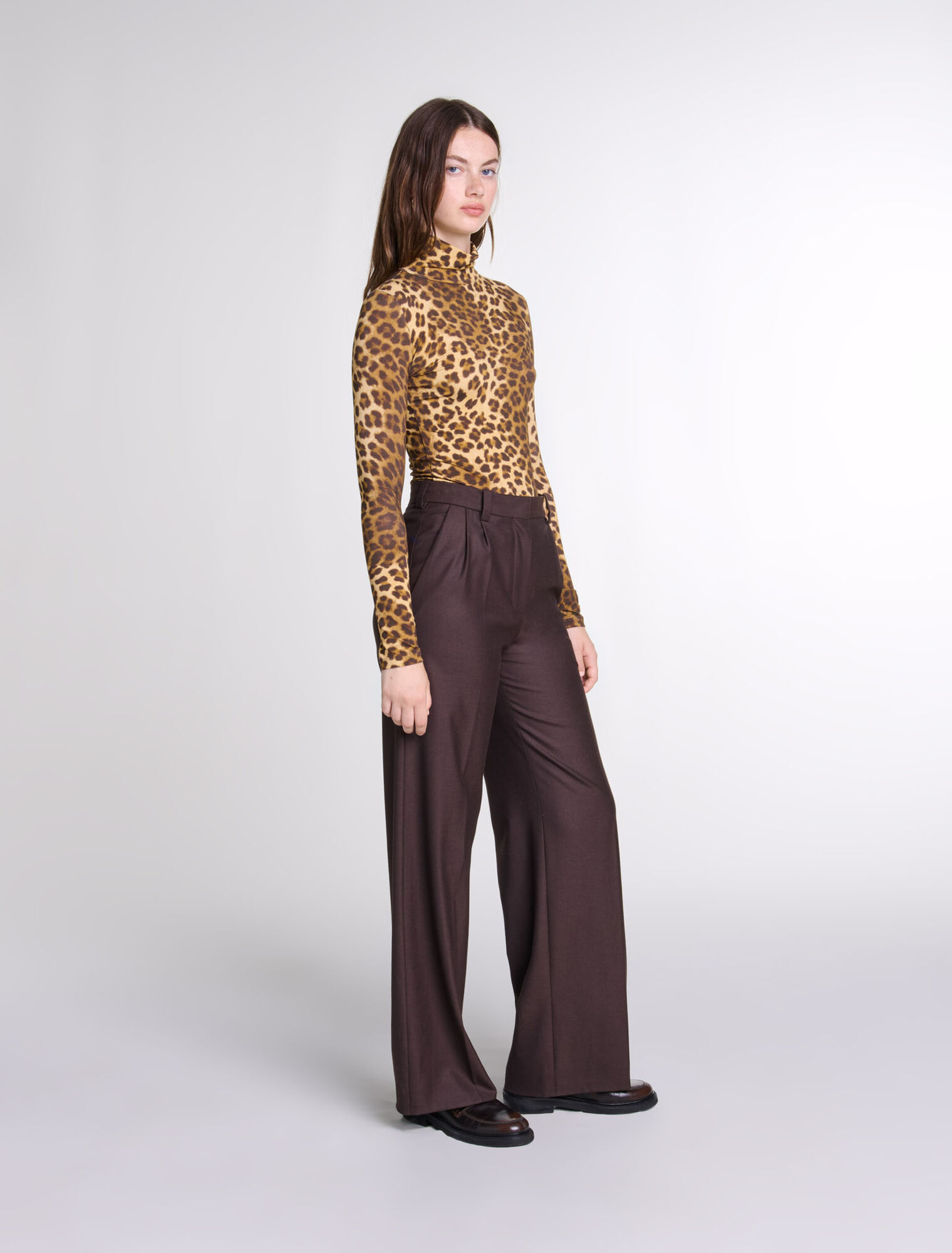 Pullover mit Leopardenprint