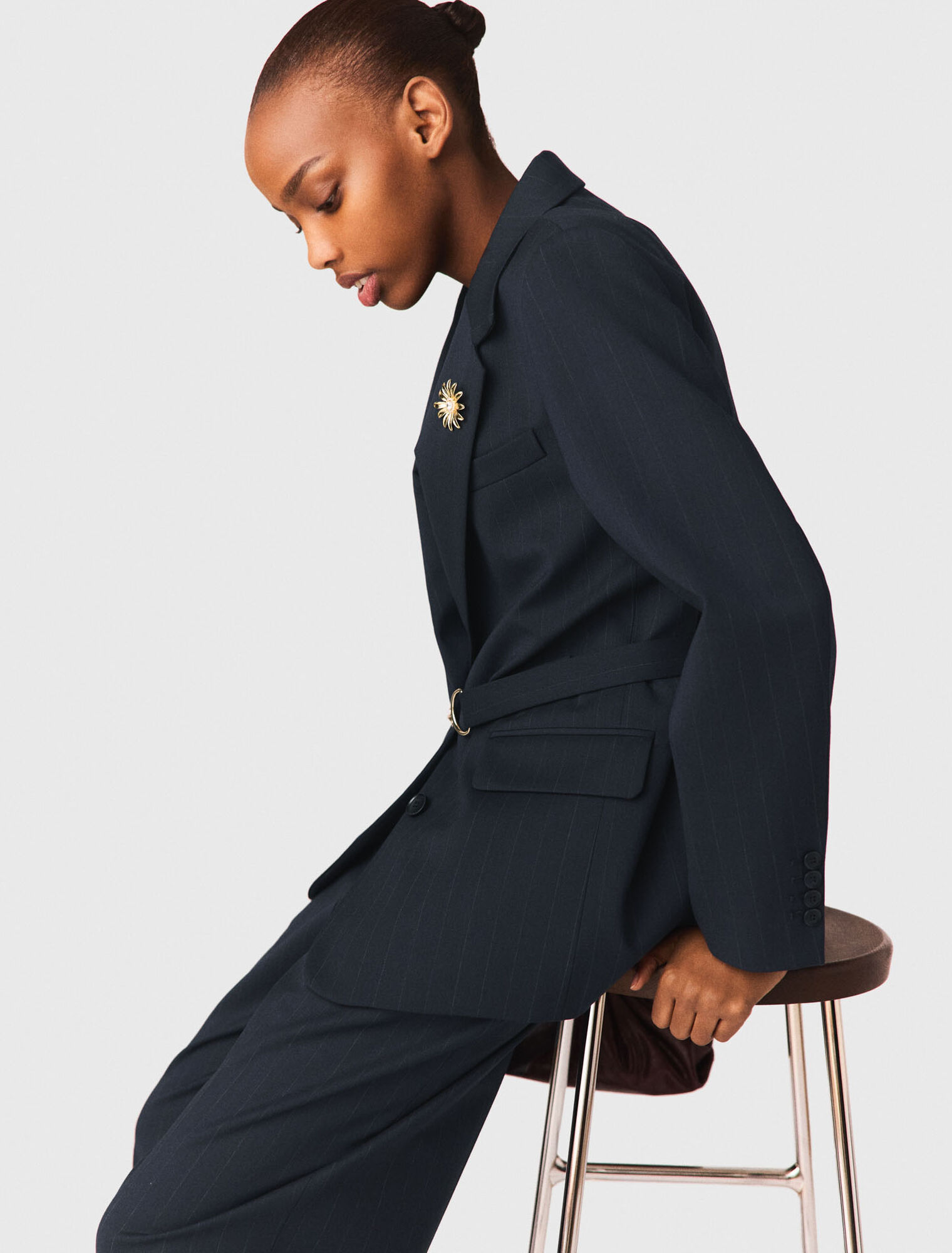 Gestreifte Kost&uuml;mjacke