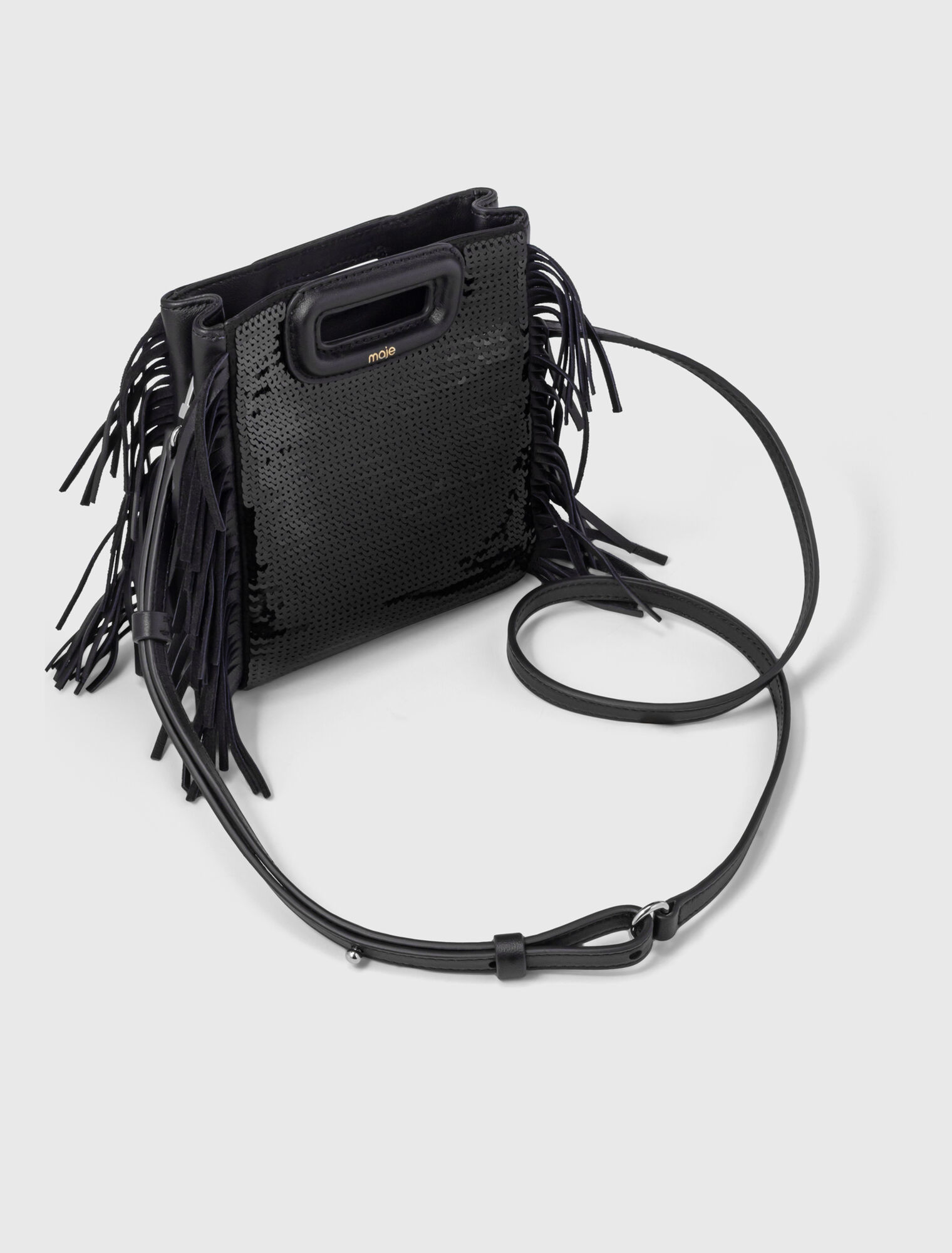 M-Tasche mit Pailletten