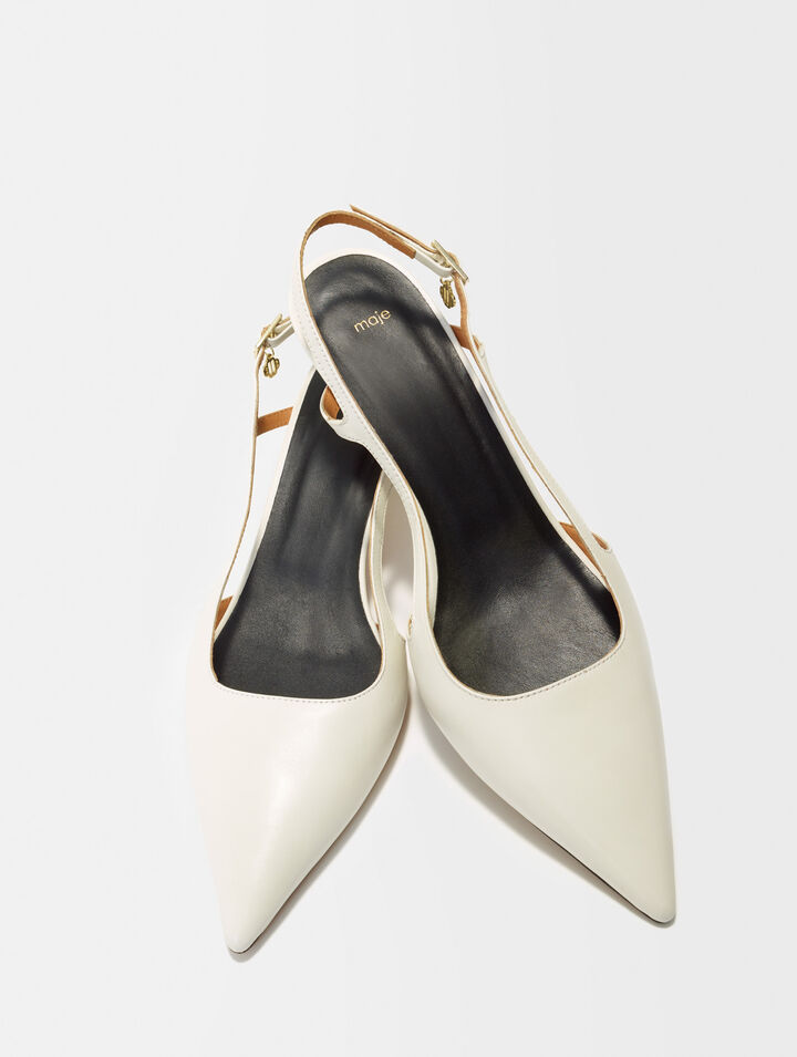 Spitze Pumps mit verstellbaren Riemchen