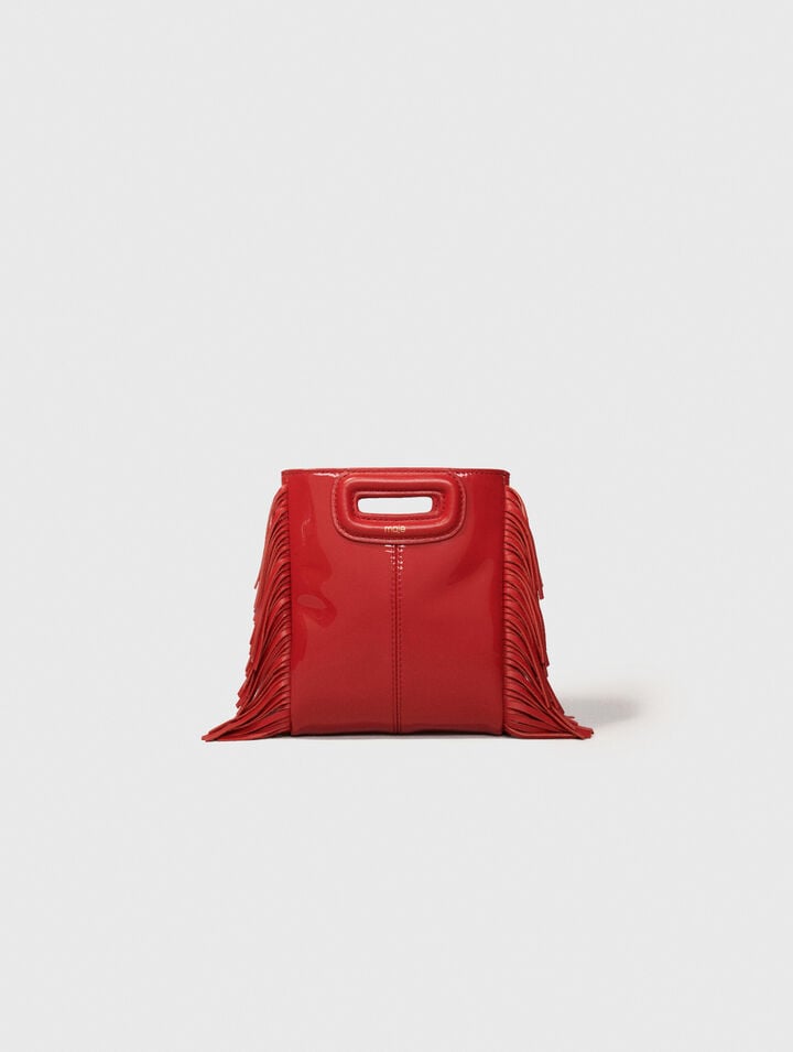 Tasche M Mini aus Lackleder