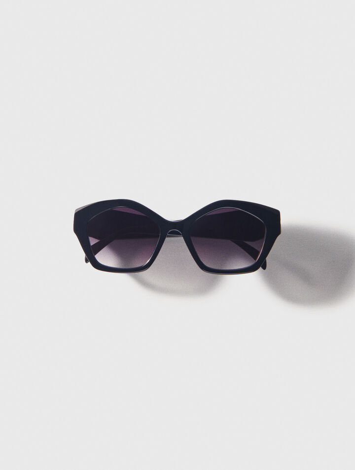 Cat-Eye-Sonnenbrille aus Acetat