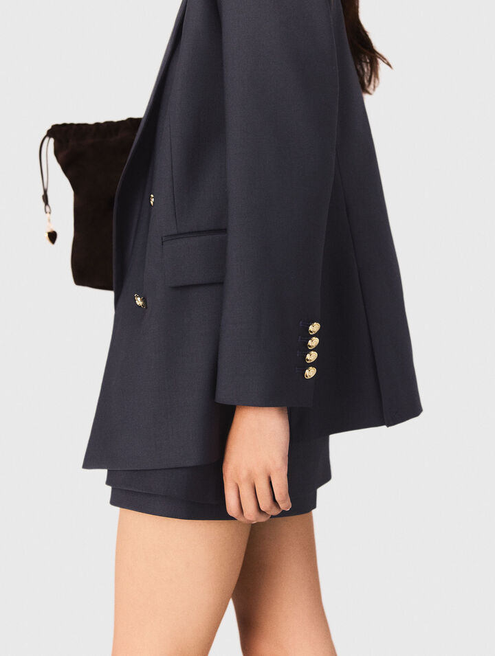 Kostümjacke mit goldenen Knöpfen