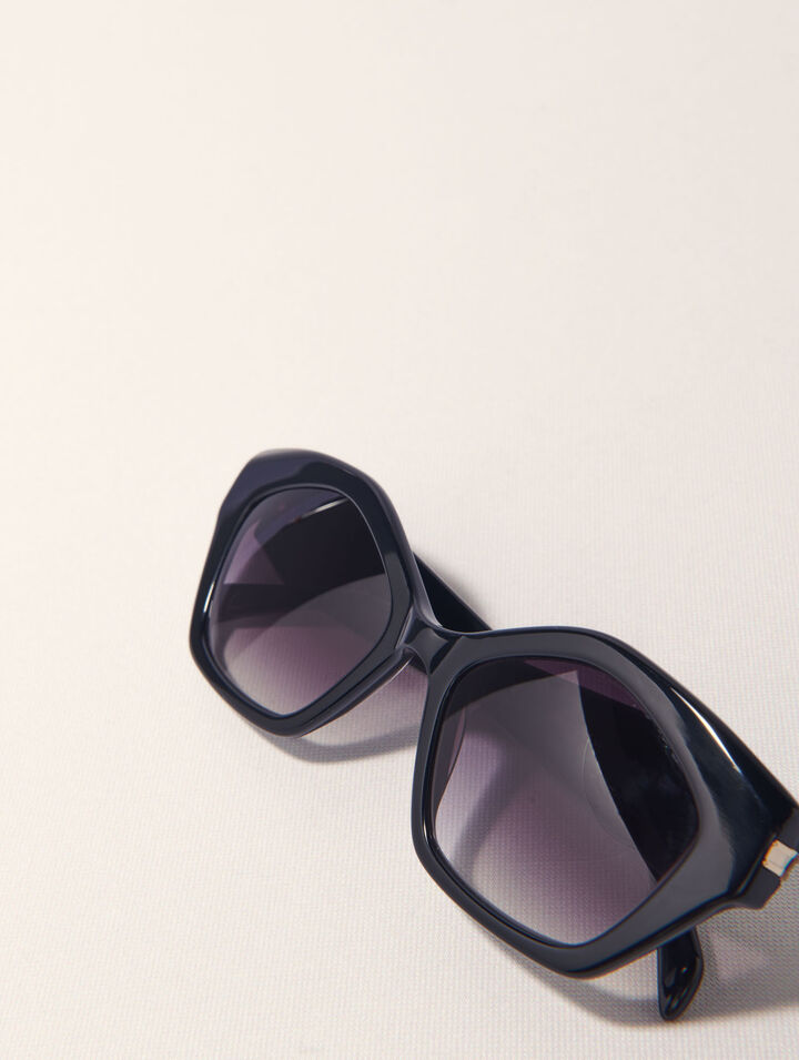 Cat-Eye-Sonnenbrille aus Acetat