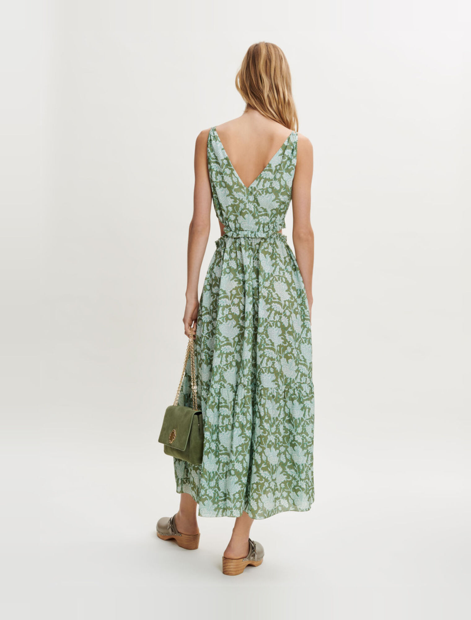 Kleid aus bedruckter Baumwolle