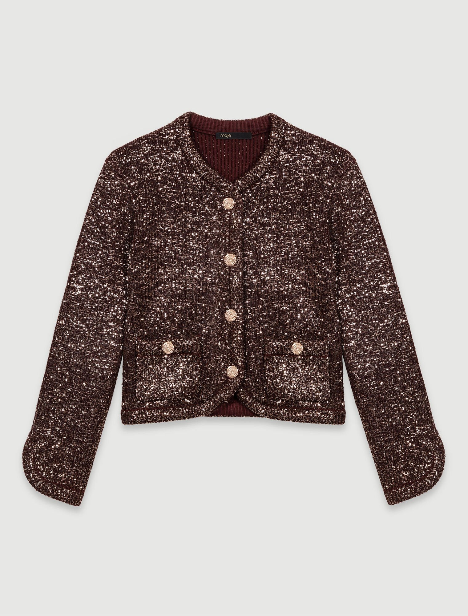 Cardigan mit Pailletten