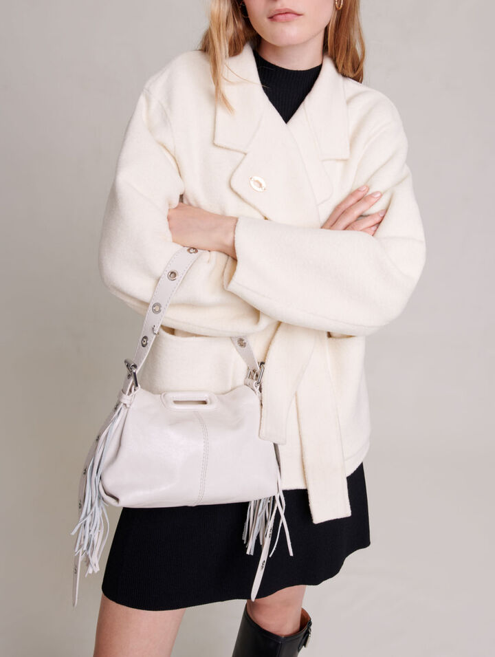 Strukturierte Wolljacke